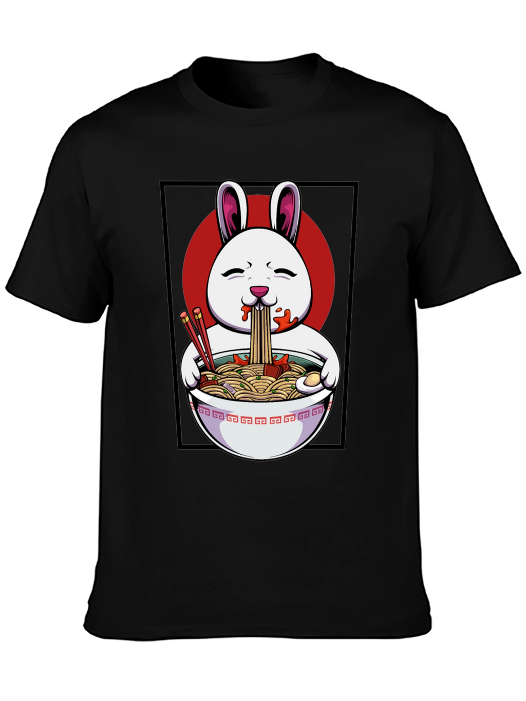 Rabbit Ramen T-Shirt - Anime Graphic Tee