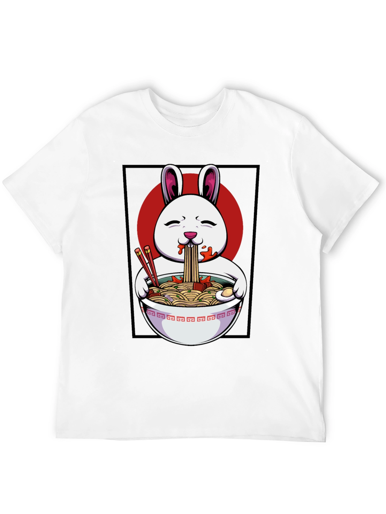 Rabbit Ramen T-Shirt - Anime Graphic Tee