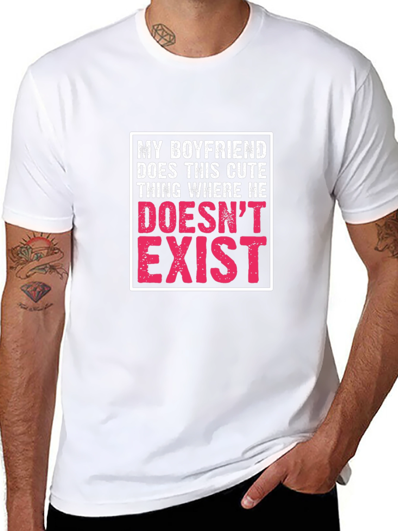 My Boyfriend Doesnt Exist Graphic T-Shirt