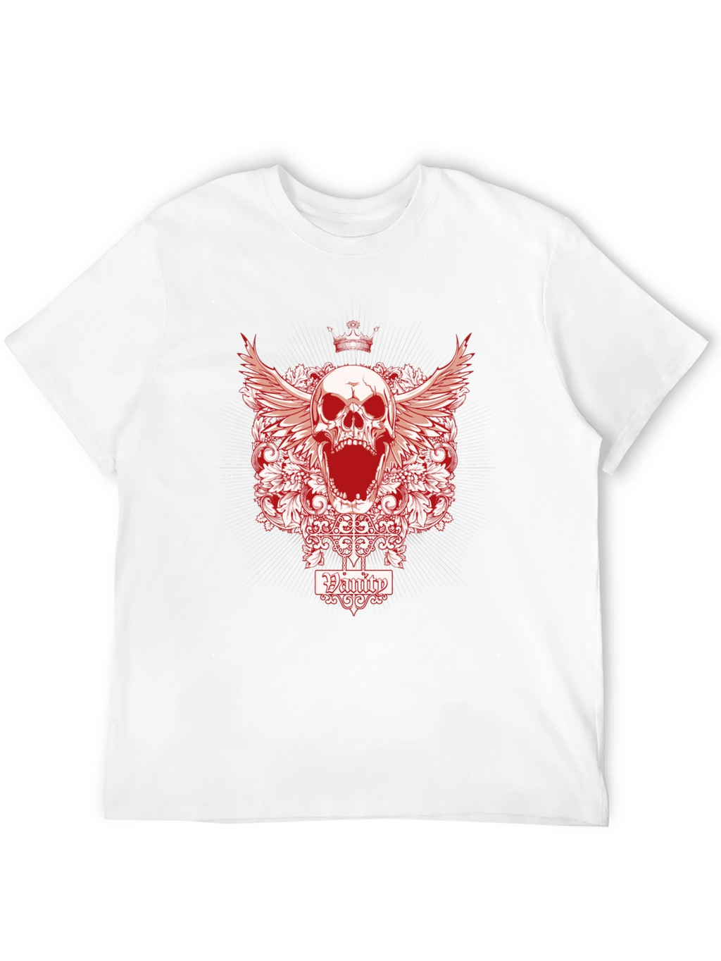 Vanity Skull Graphic T-Shirt