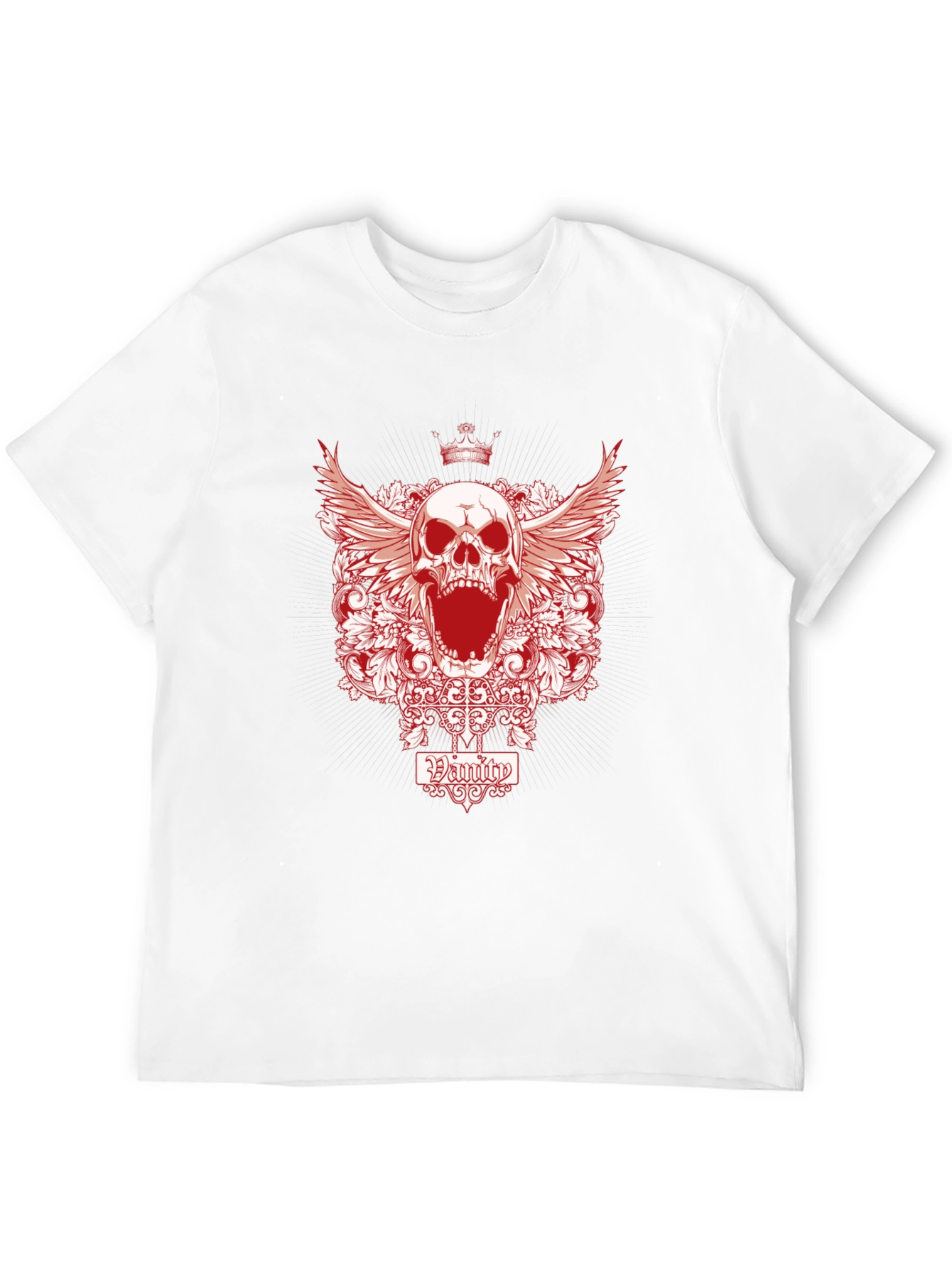Vanity Skull Graphic T-Shirt