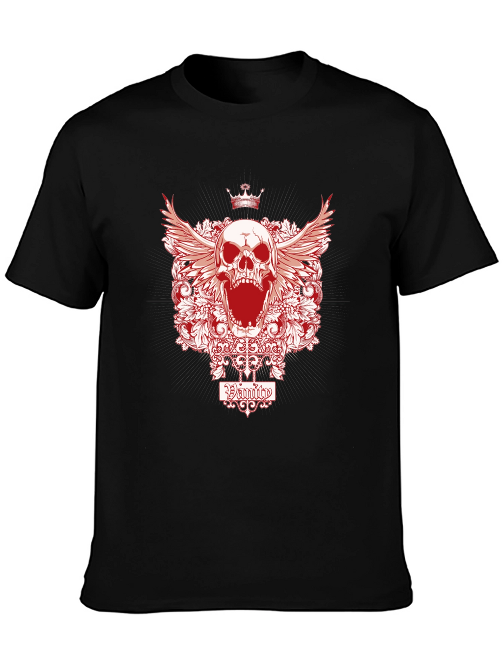 Vanity Skull Graphic T-Shirt