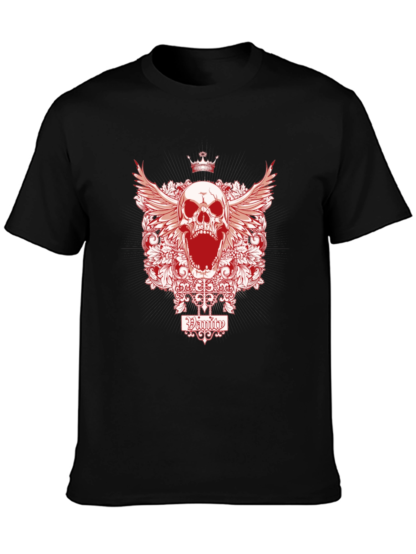 Vanity Skull Graphic T-Shirt