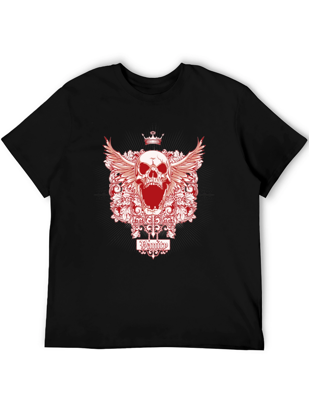 Vanity Skull Graphic T-Shirt