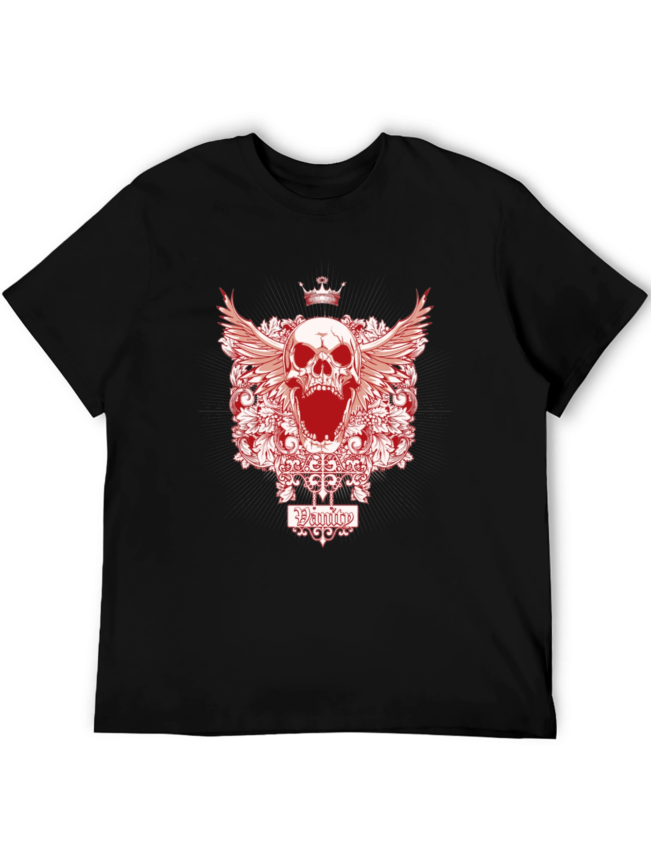 Vanity Skull Graphic T-Shirt