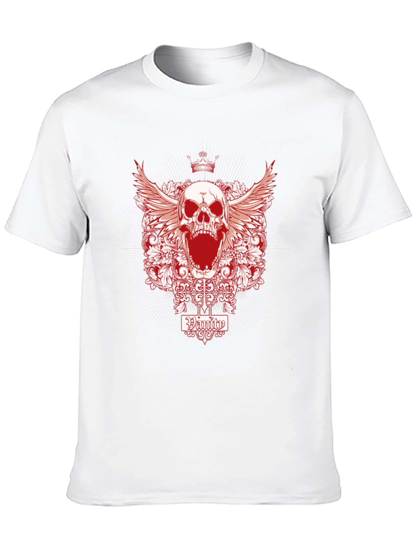 Vanity Skull Graphic T-Shirt
