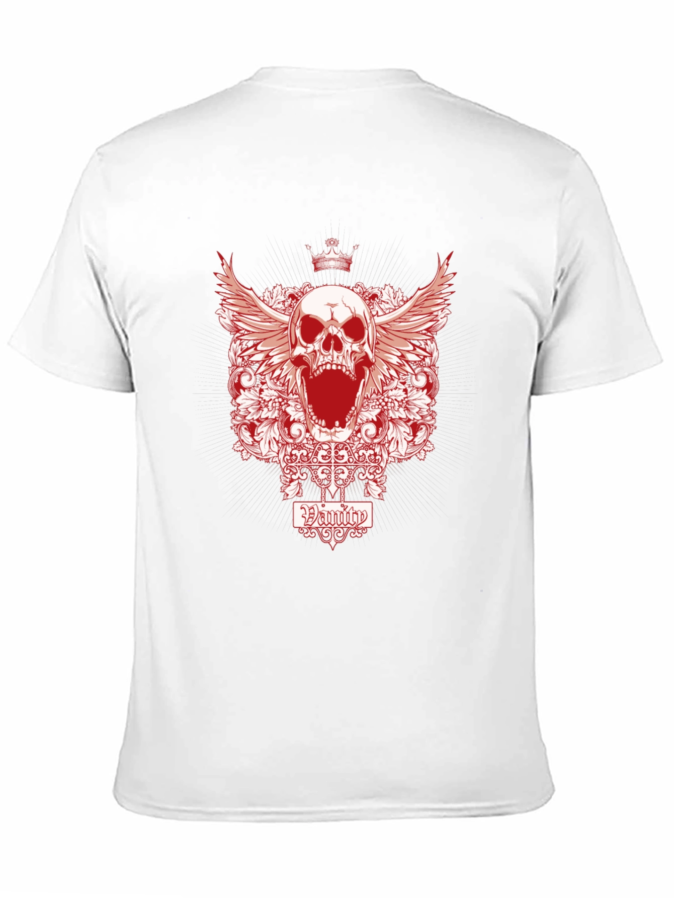 Vanity Skull Graphic T-Shirt