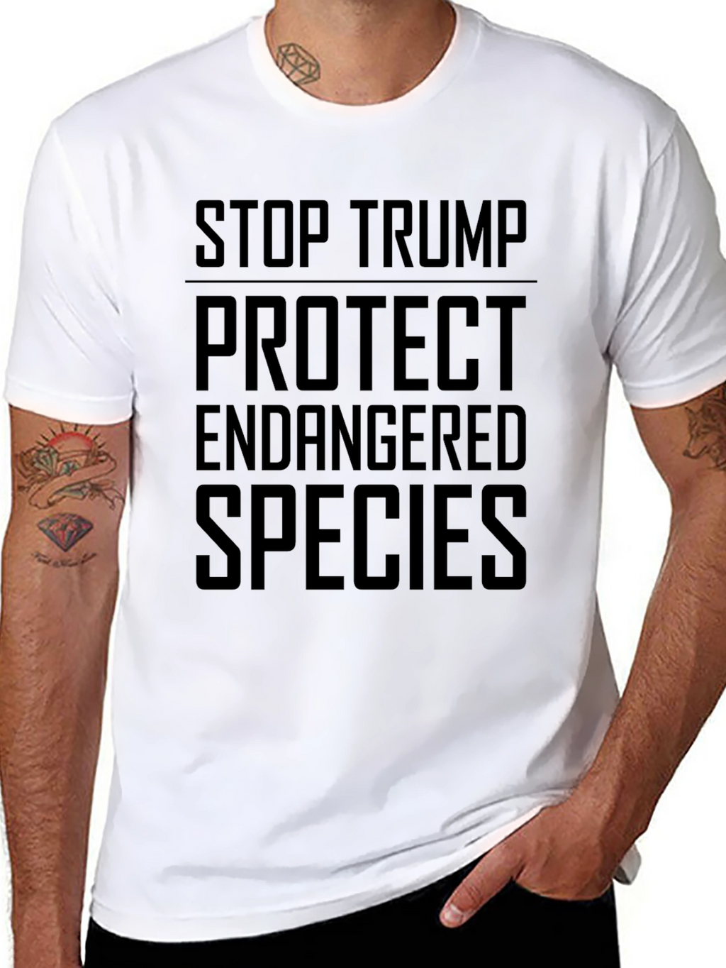 Stop Trump Protect Endangered Species T-Shirt