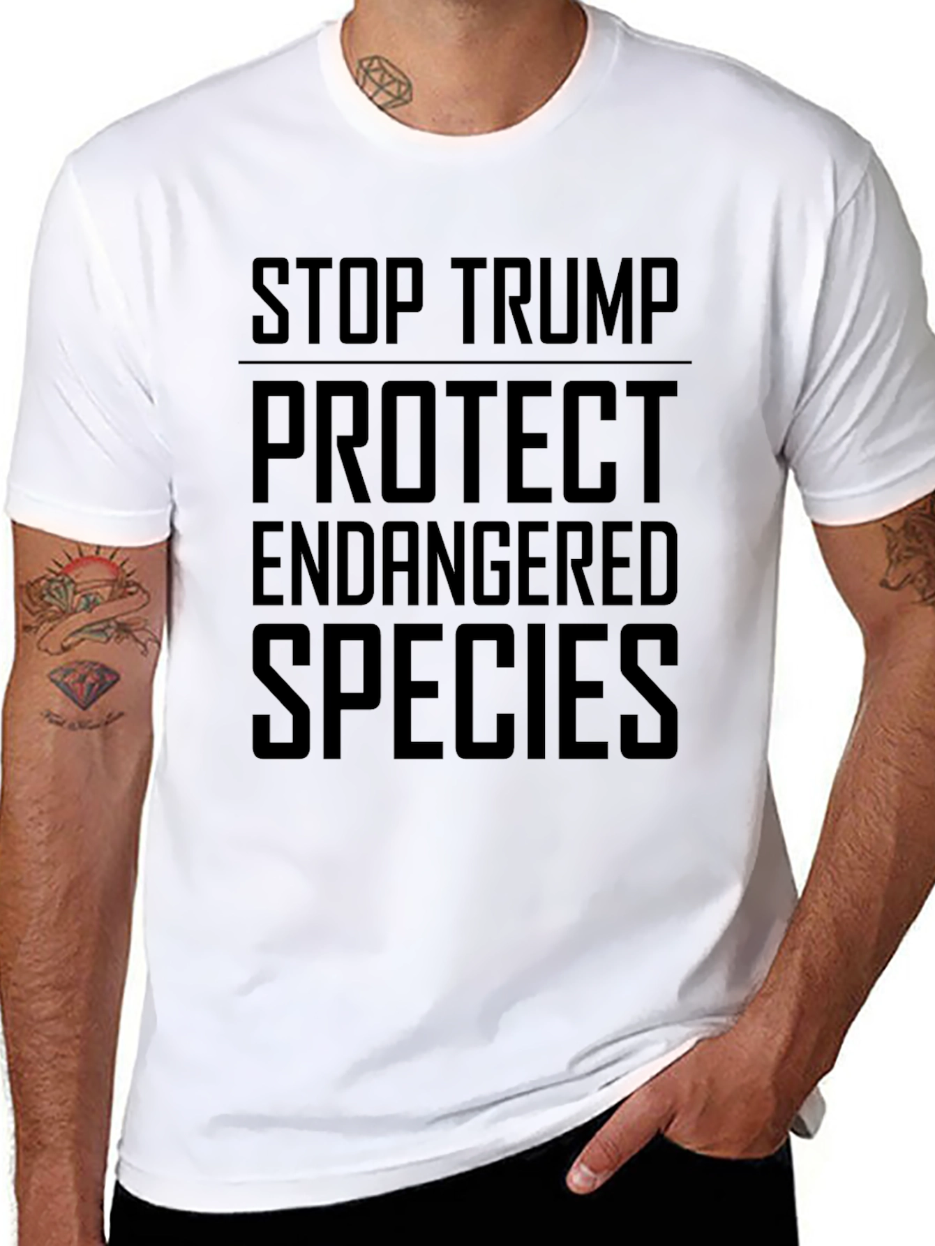 Stop Trump Protect Endangered Species T-Shirt