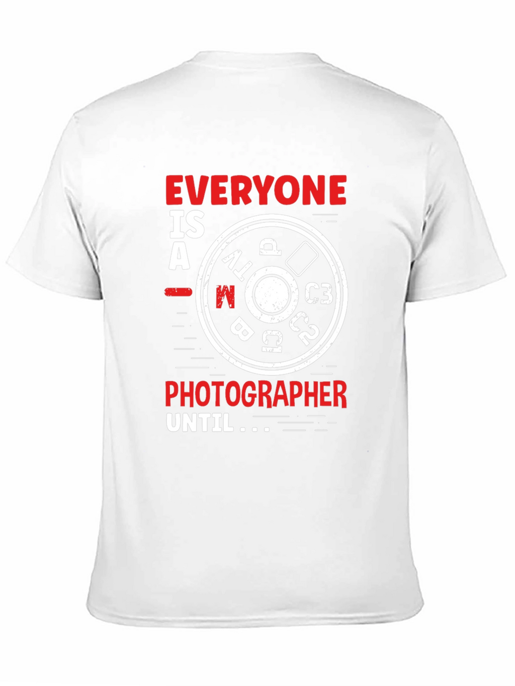 Photographer Mode Dial T-Shirt - Funny Photography Gift