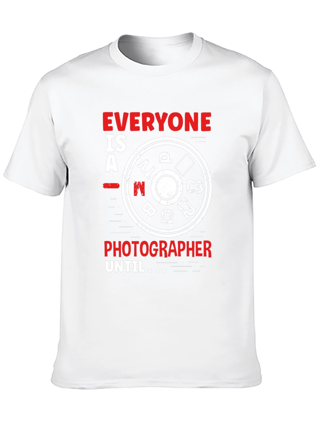 Photographer Mode Dial T-Shirt - Funny Photography Gift