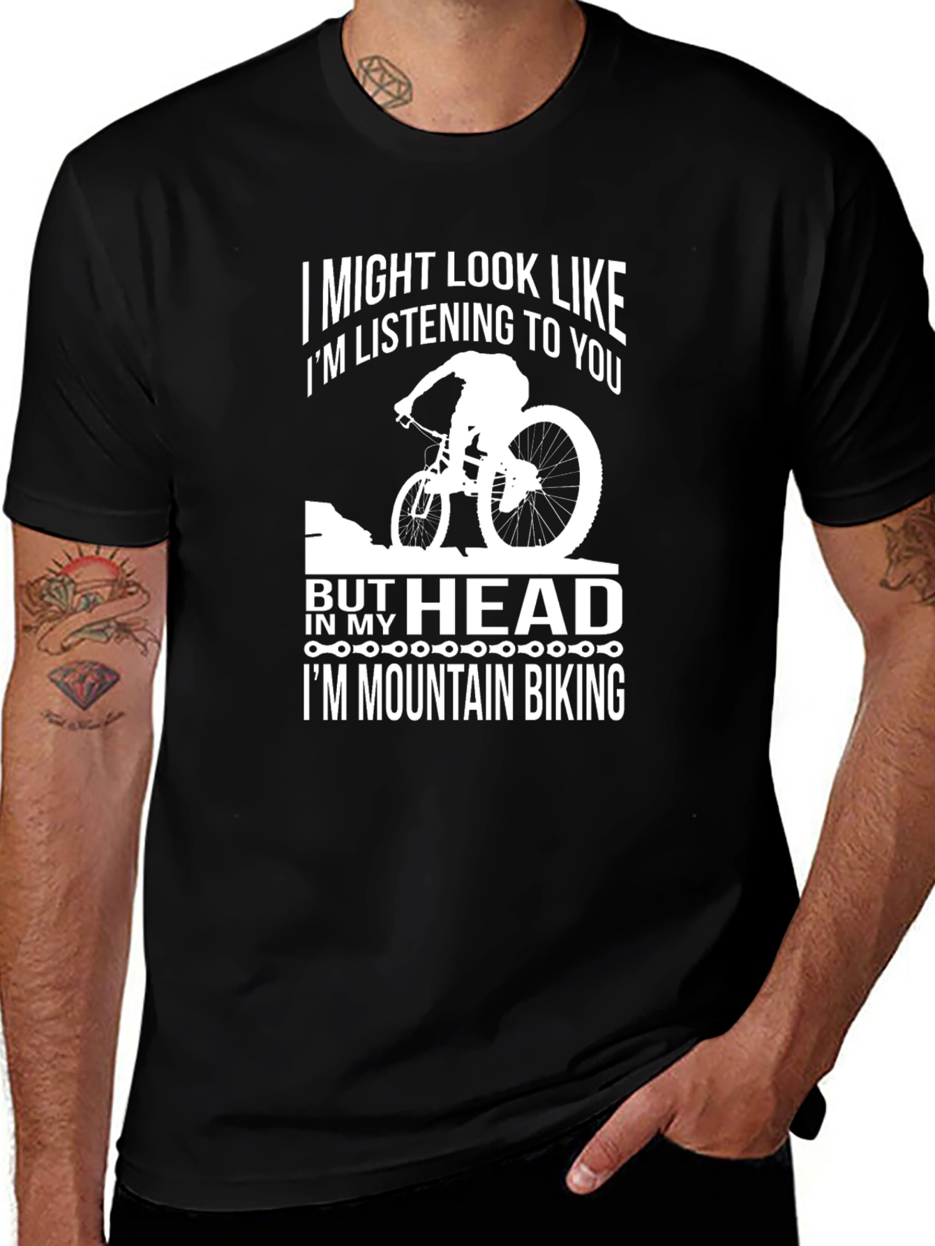 Mountain Biking T-Shirt - Funny Biker Tee