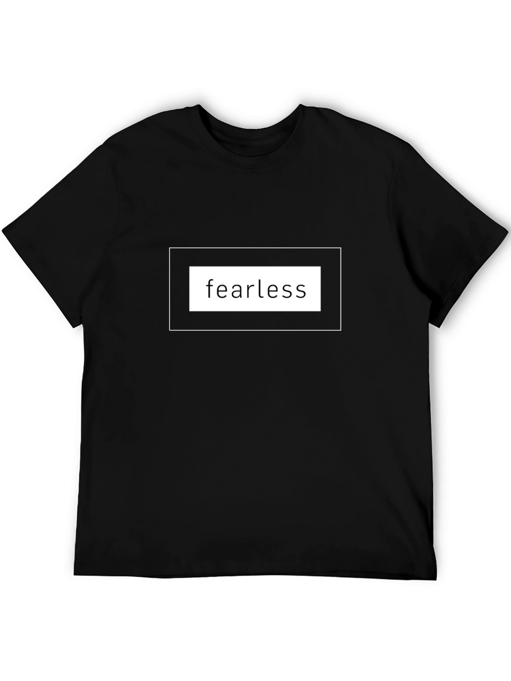 Fearless Graphic Tee - Black Short Sleeve