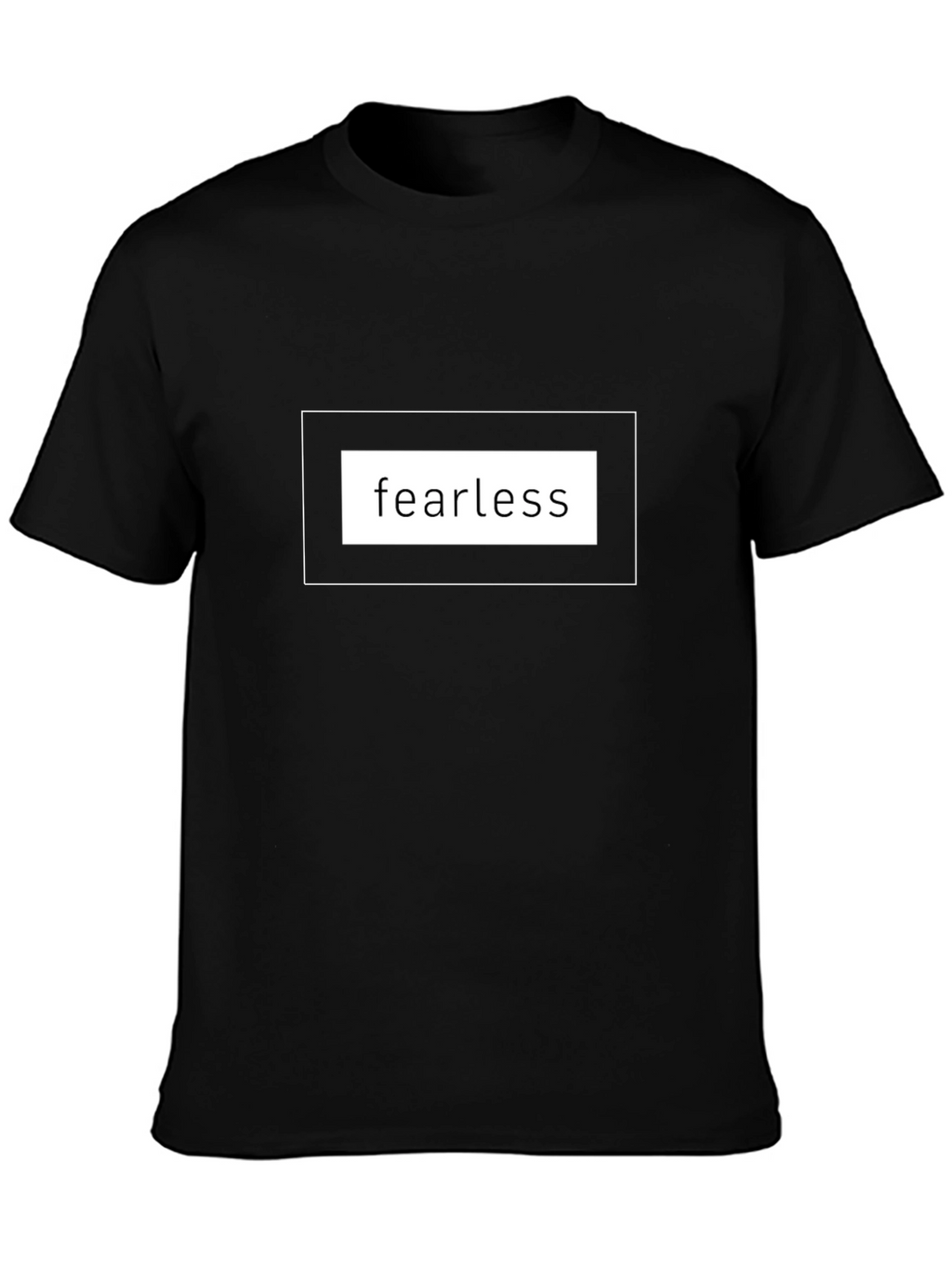 Fearless Graphic Tee - Black Short Sleeve