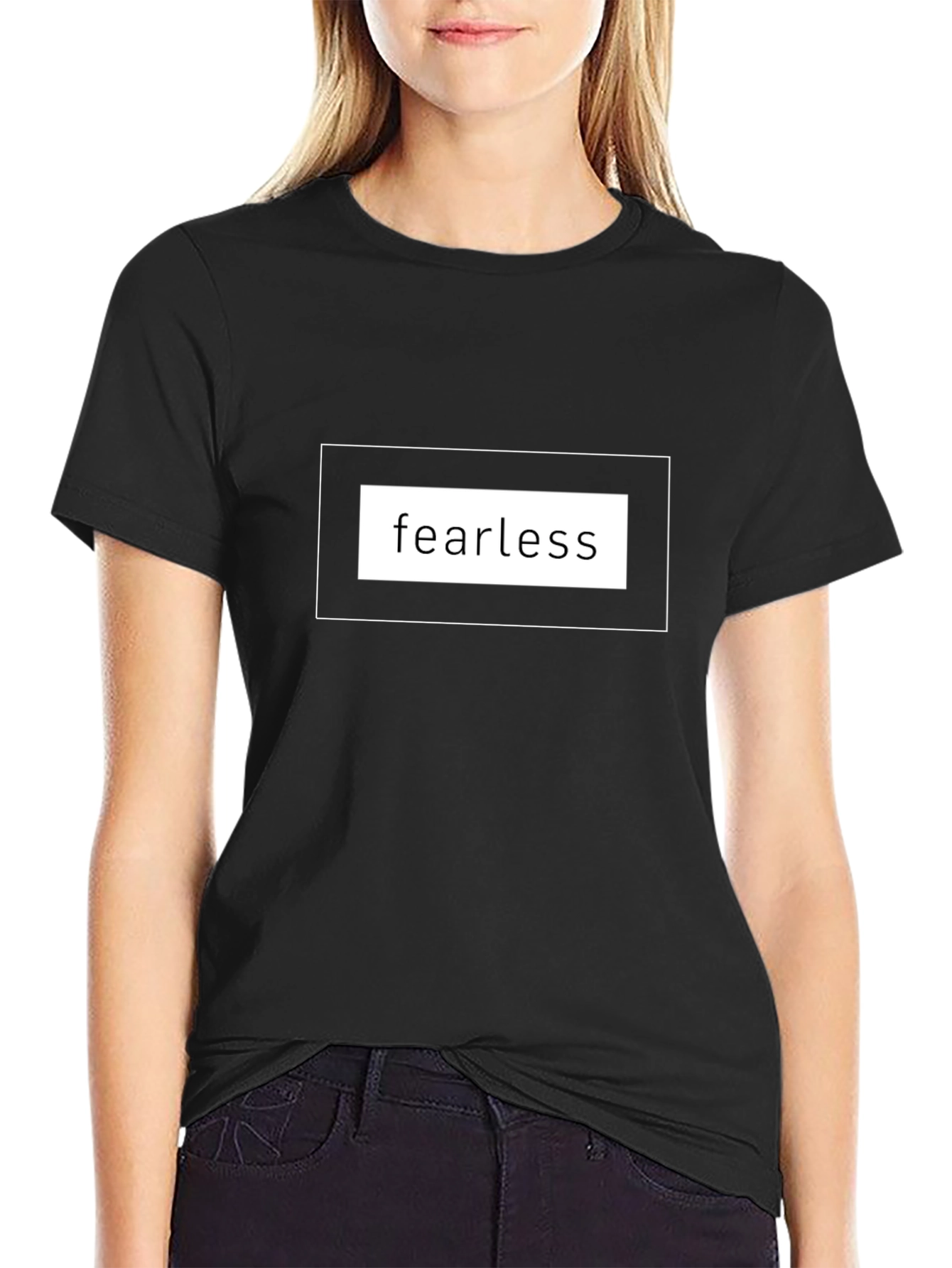 Fearless Graphic Tee - Black Short Sleeve