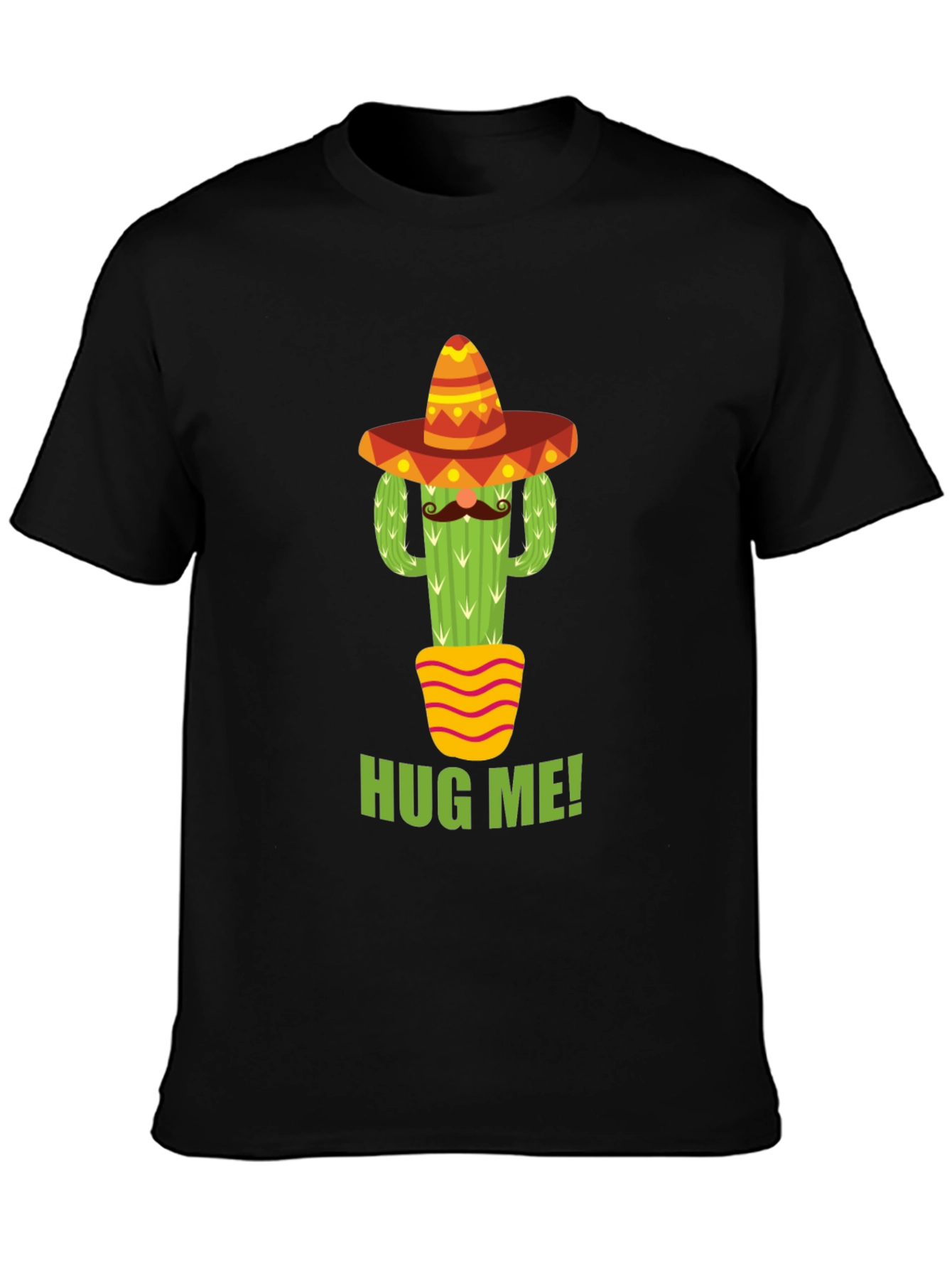Cactus Hug Me! T-Shirt - Quirky Graphic Tee