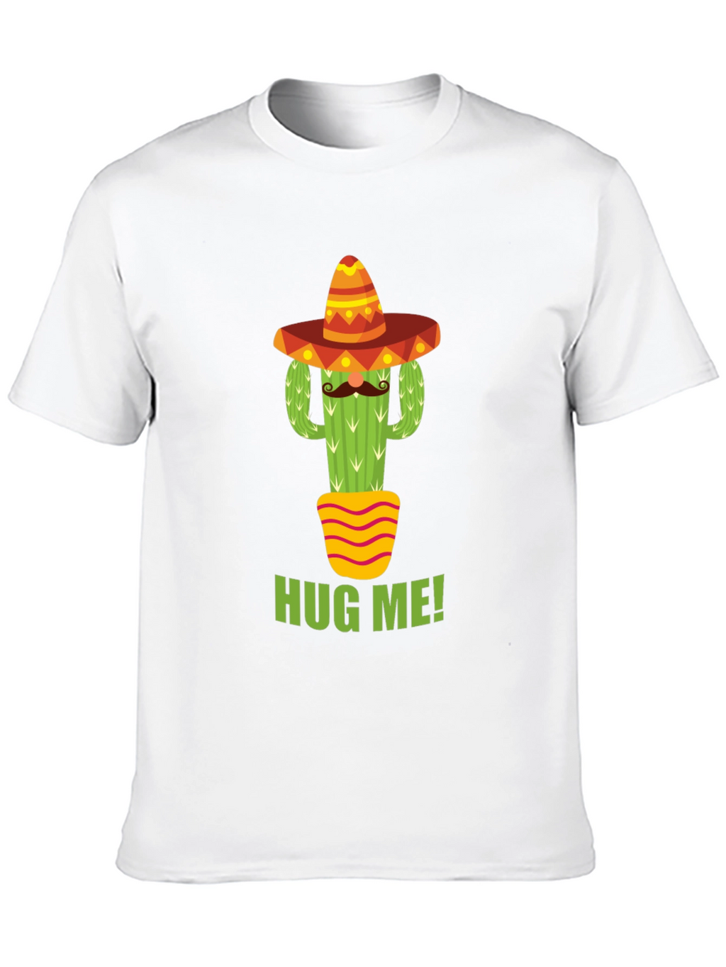 Cactus Hug Me! T-Shirt - Quirky Graphic Tee
