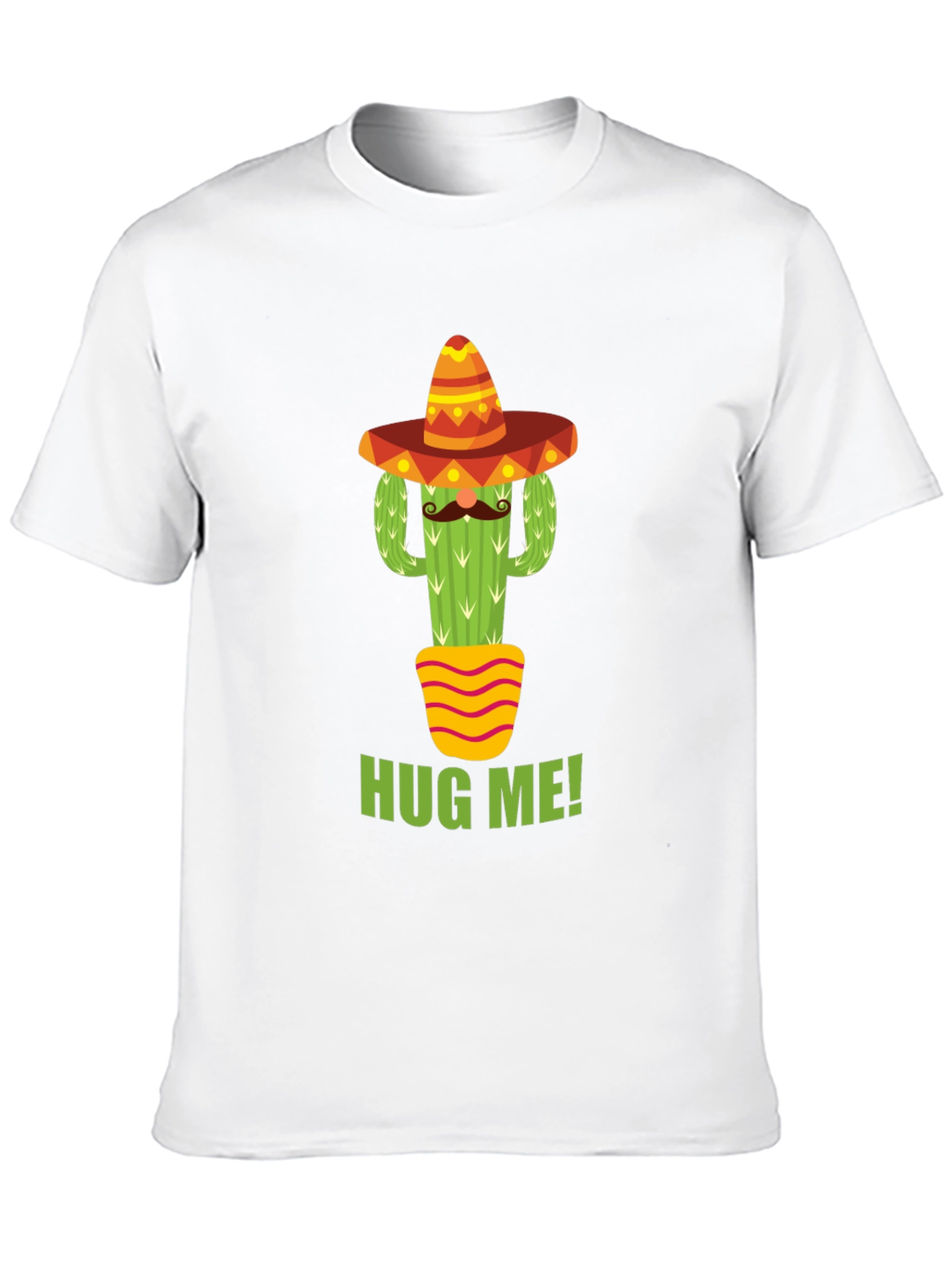 Cactus Hug Me! T-Shirt - Quirky Graphic Tee
