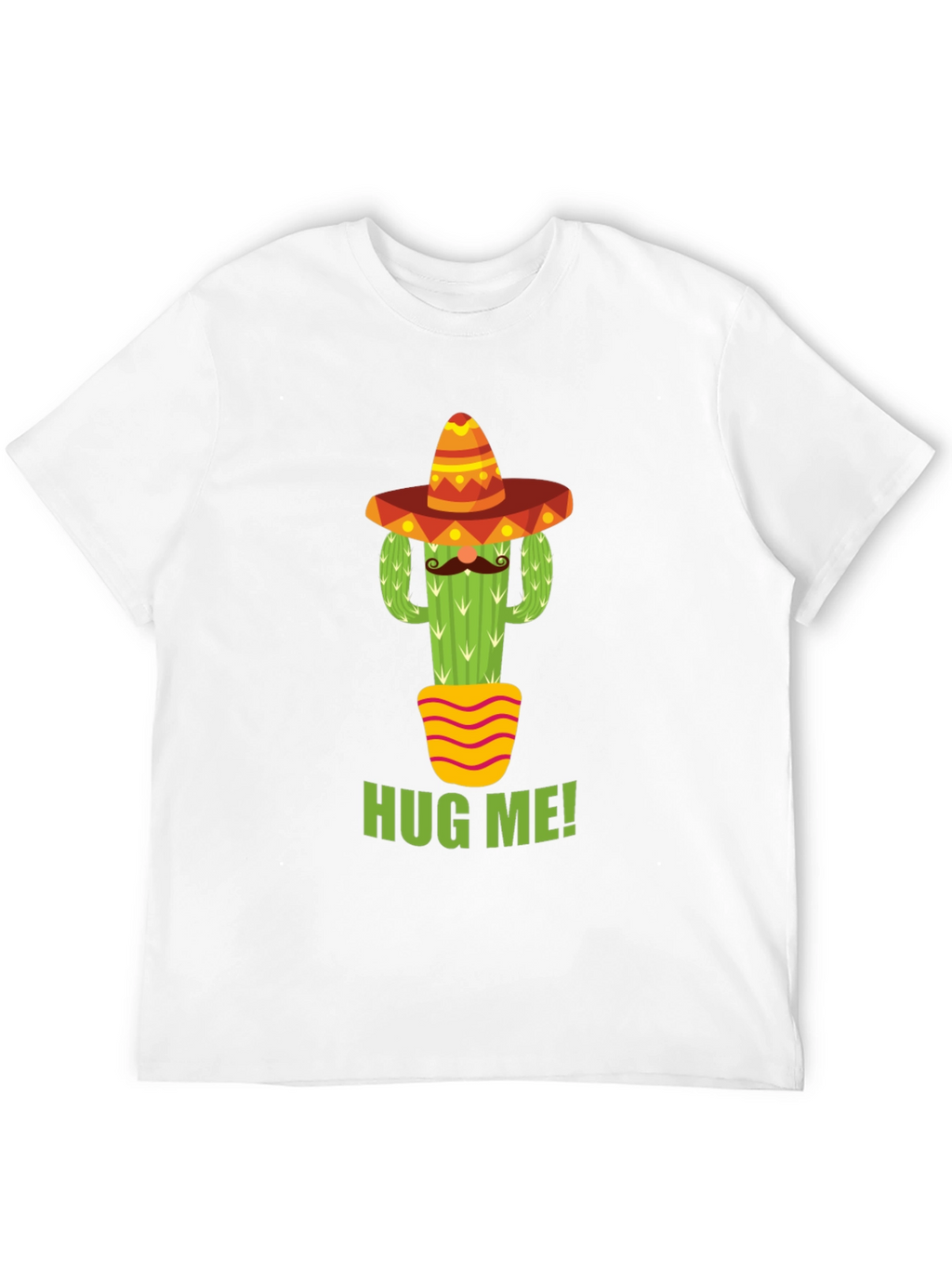 Cactus Hug Me! T-Shirt - Quirky Graphic Tee