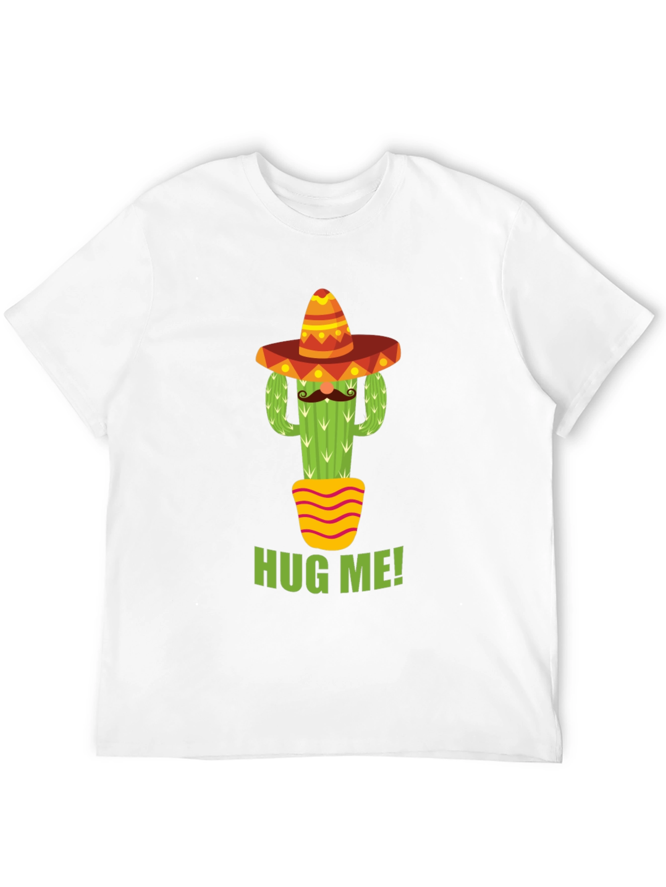 Cactus Hug Me! T-Shirt - Quirky Graphic Tee