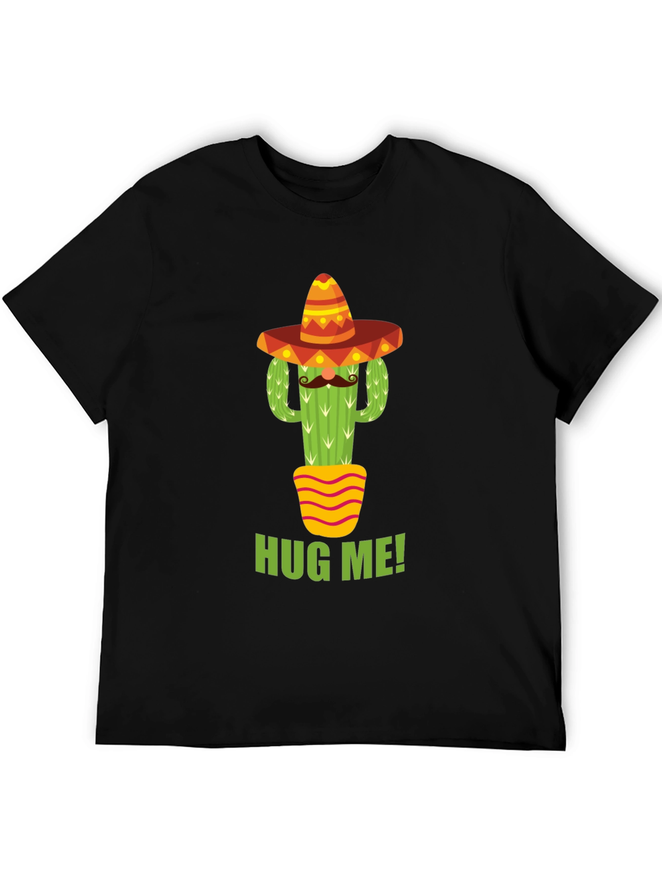 Cactus Hug Me! T-Shirt - Quirky Graphic Tee
