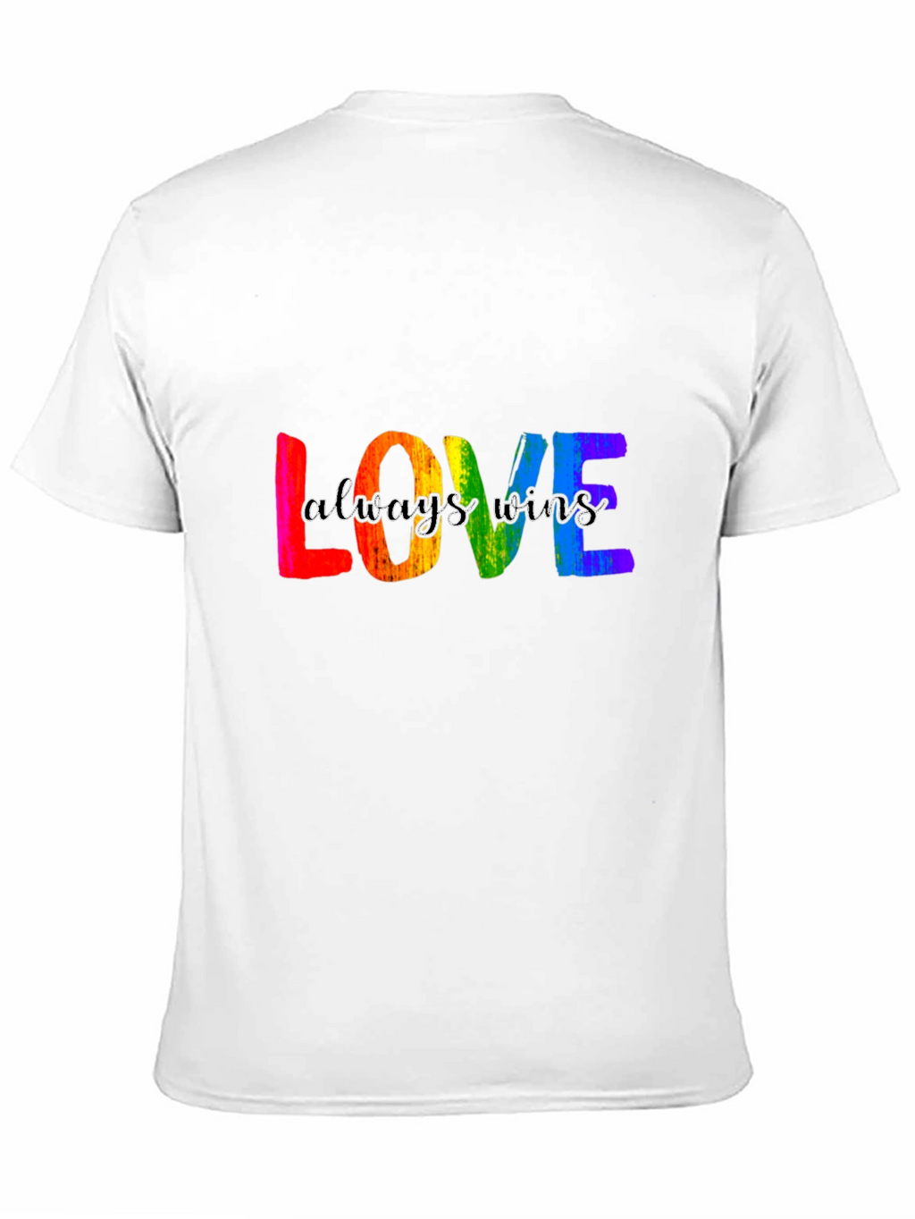 Love Wins Pride T-Shirt - Rainbow LGBTQ+ Tee