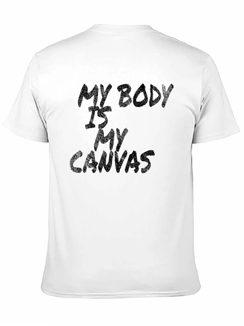 My Body Is My Canvas Black Graphic Tee