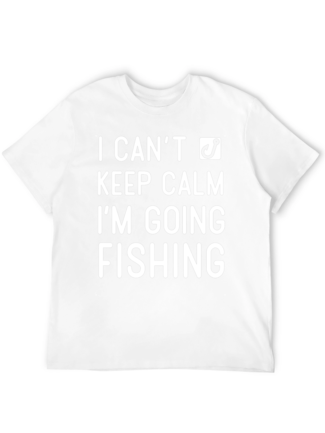 I Cant Keep Calm Im Going Fishing Black T-Shirt