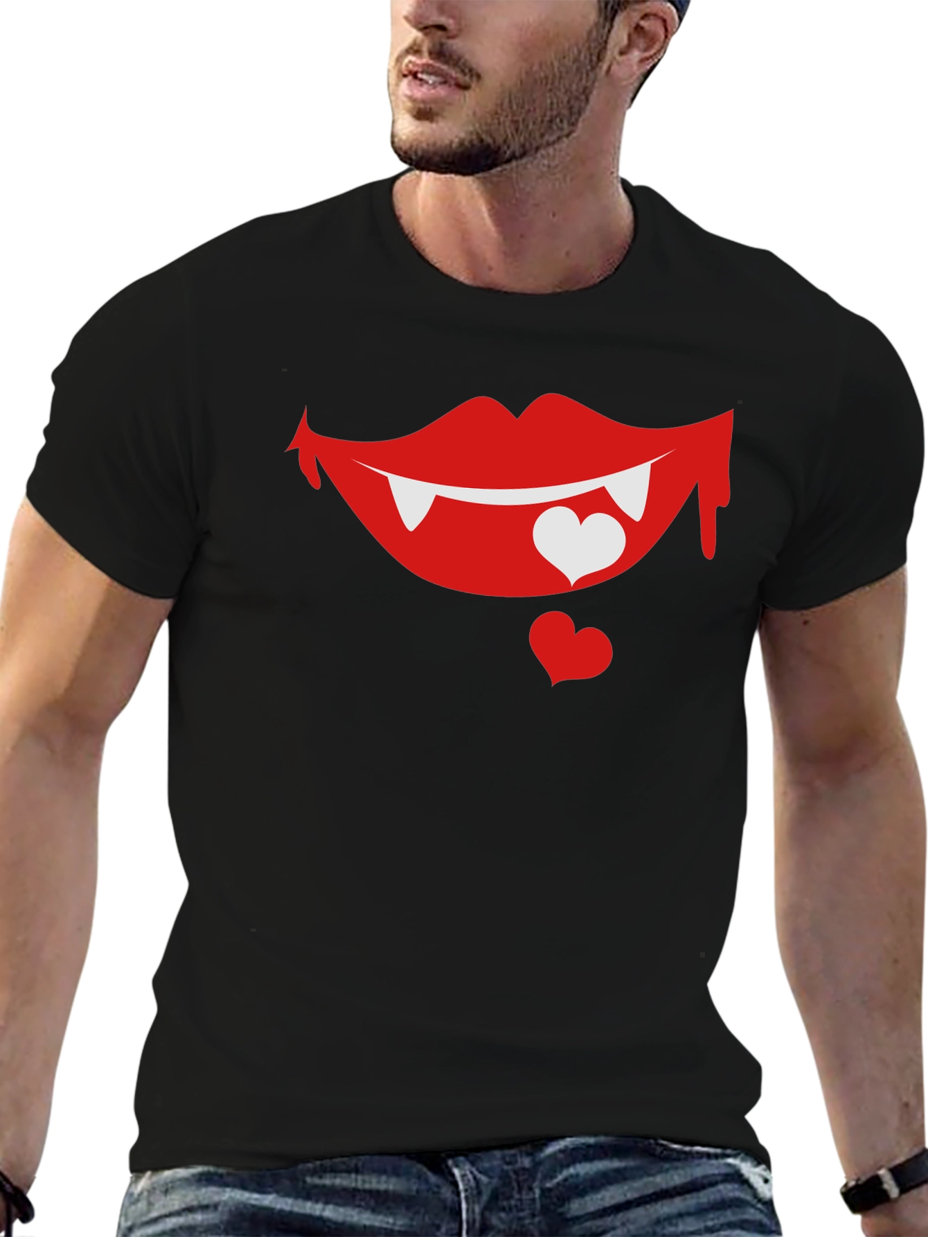 Vampire Love Bite Graphic T-Shirt