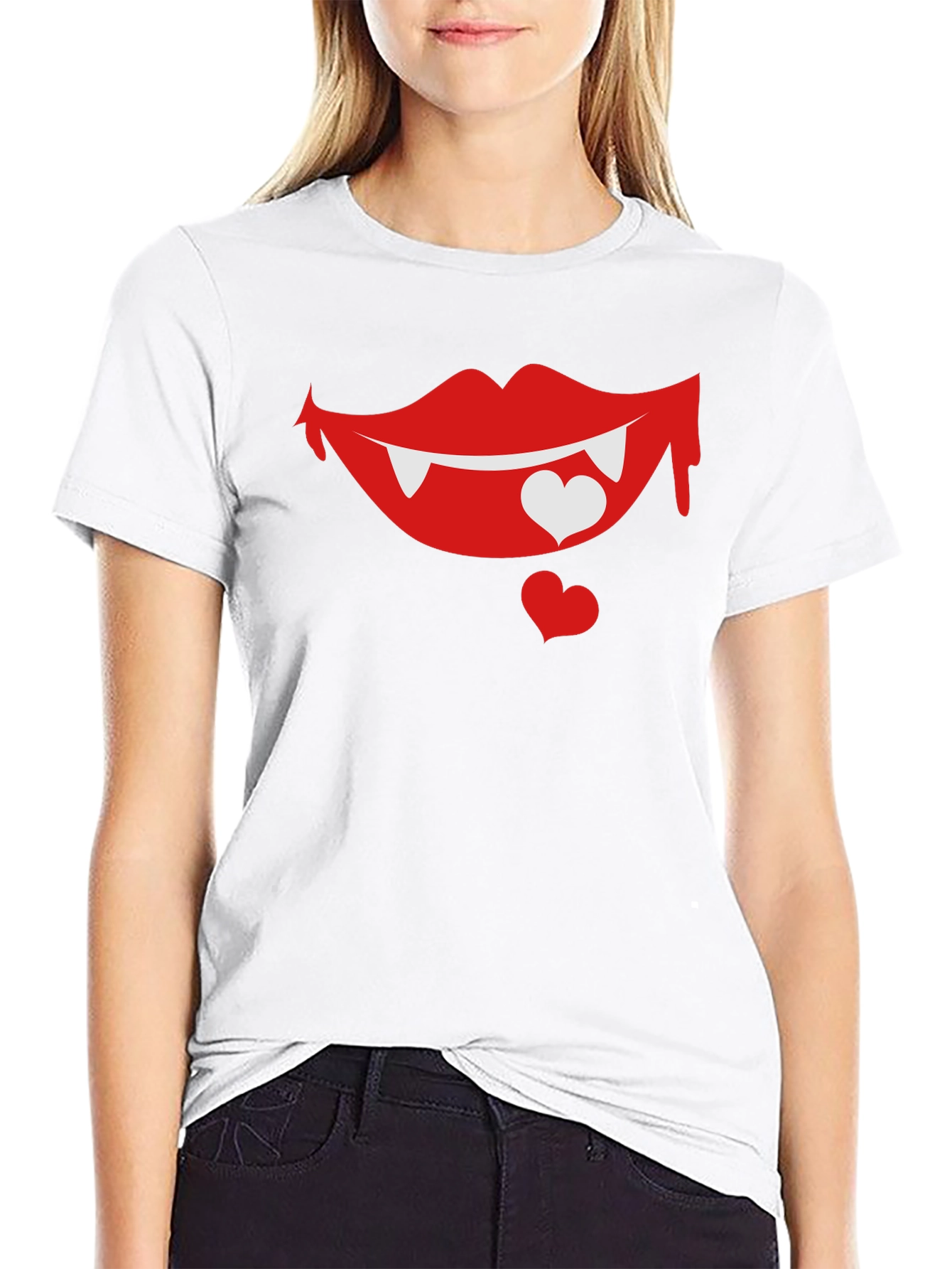 Vampire Love Bite Graphic T-Shirt