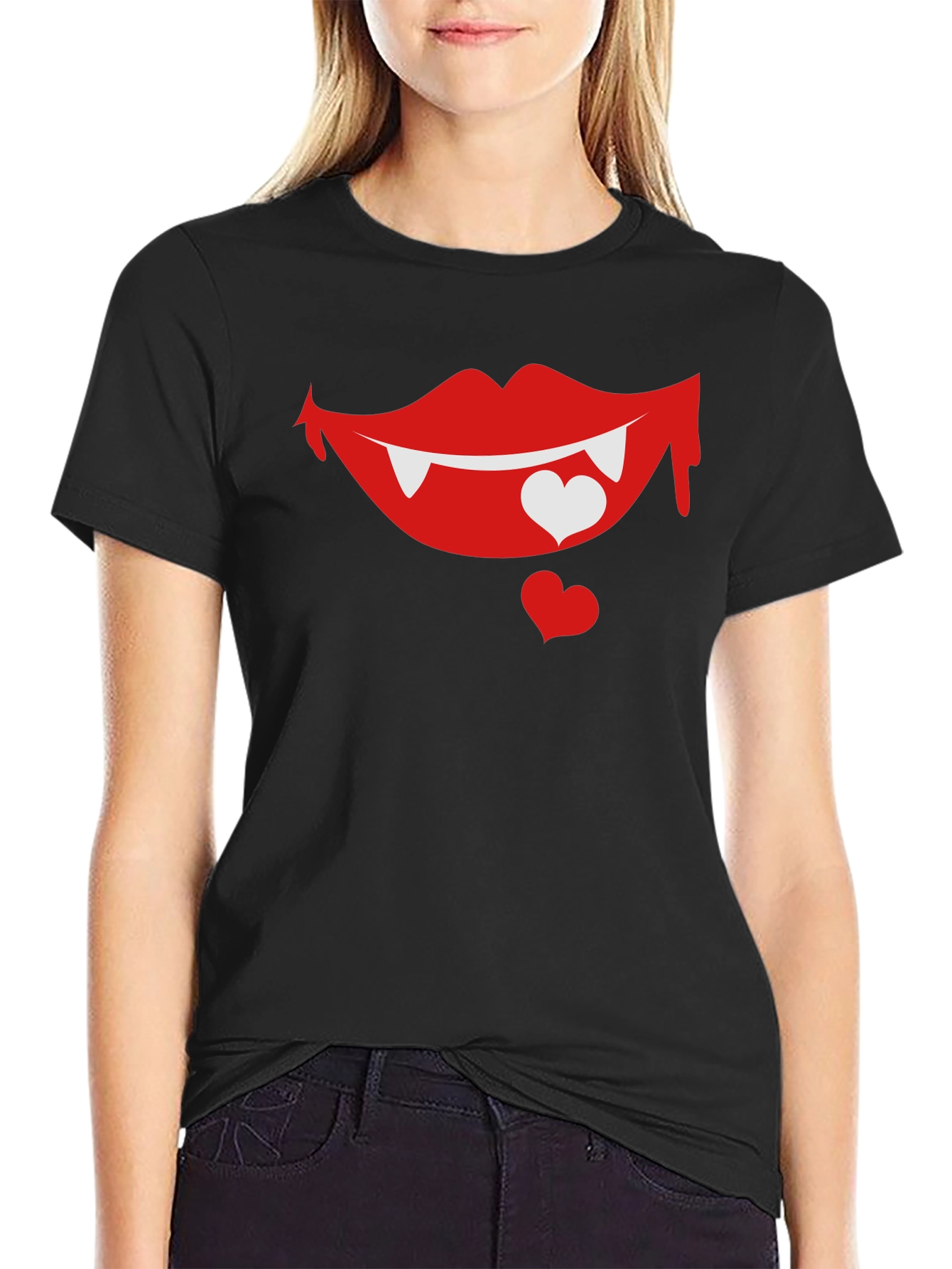 Vampire Love Bite Graphic T-Shirt