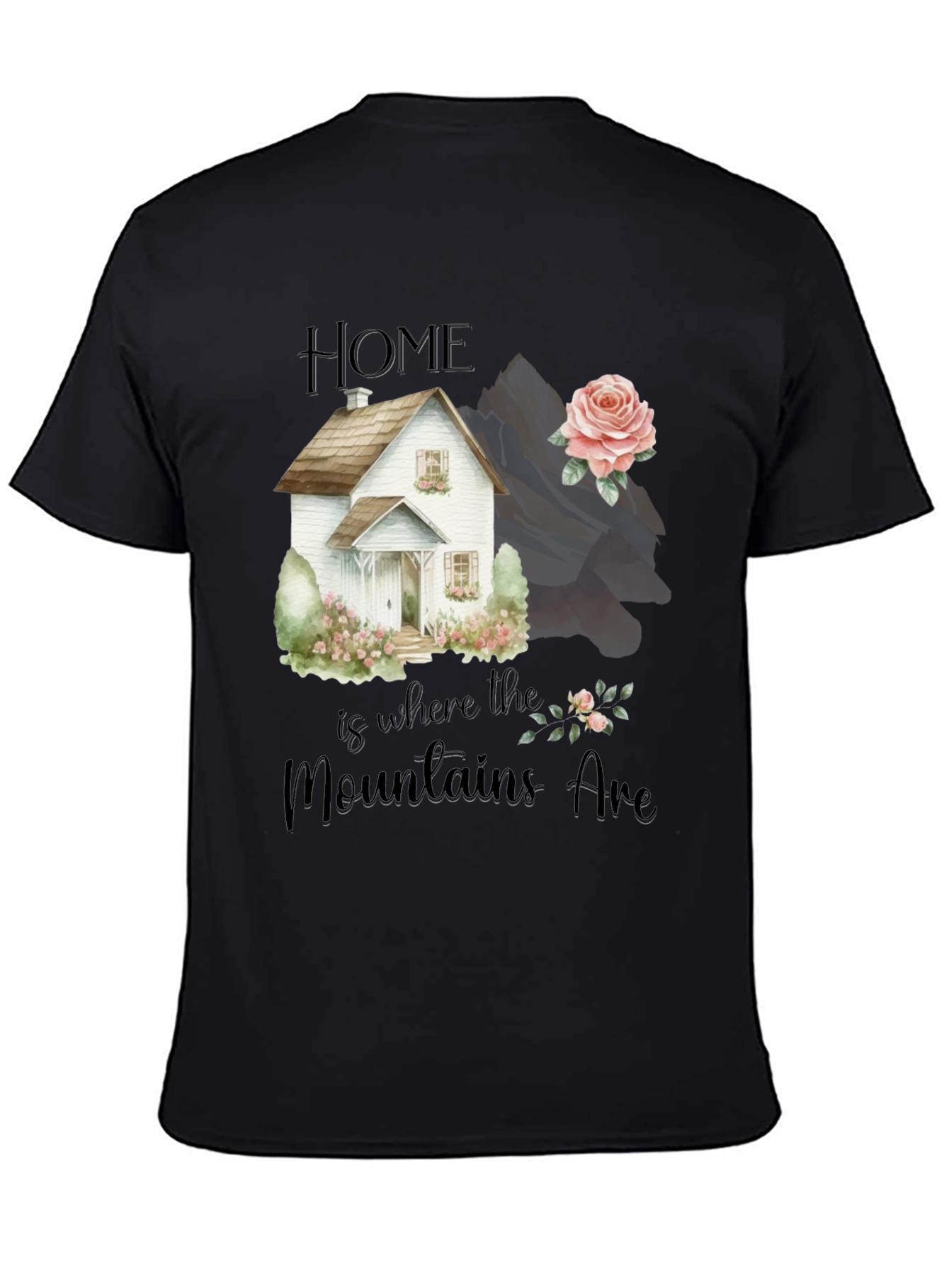 Home is Where the Mountains Are Graphic Tee