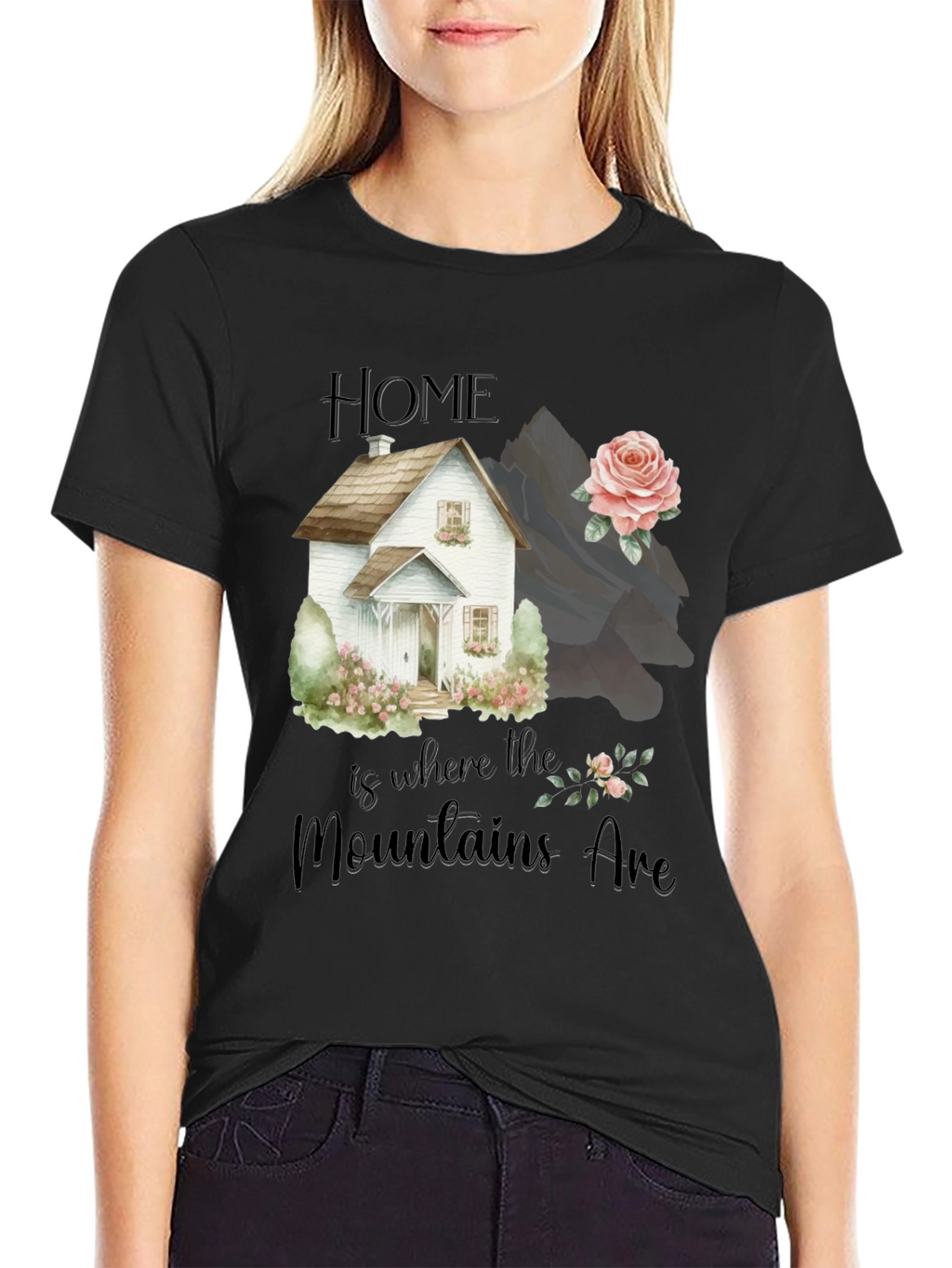 Home is Where the Mountains Are Graphic Tee