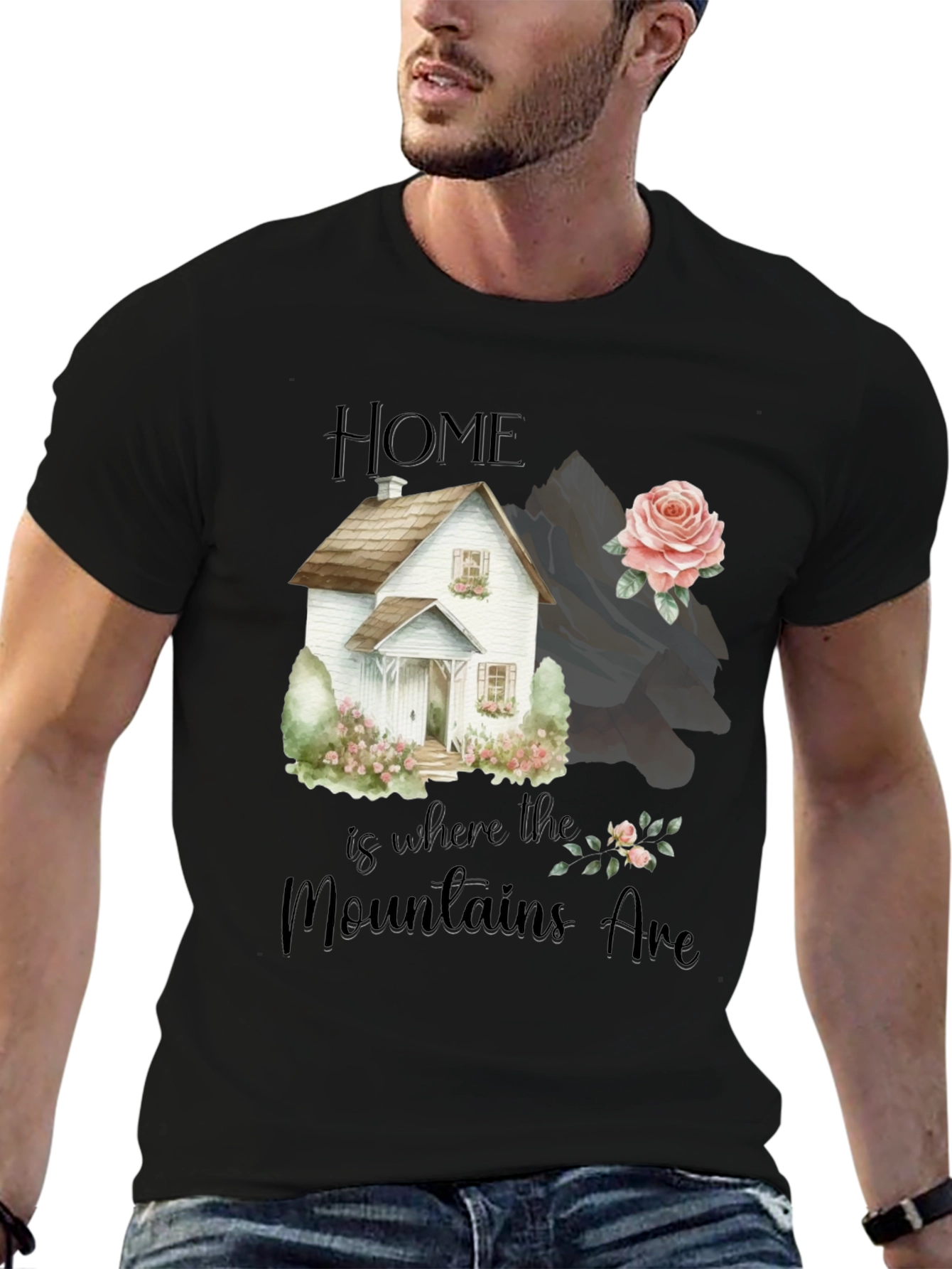 Home is Where the Mountains Are Graphic Tee