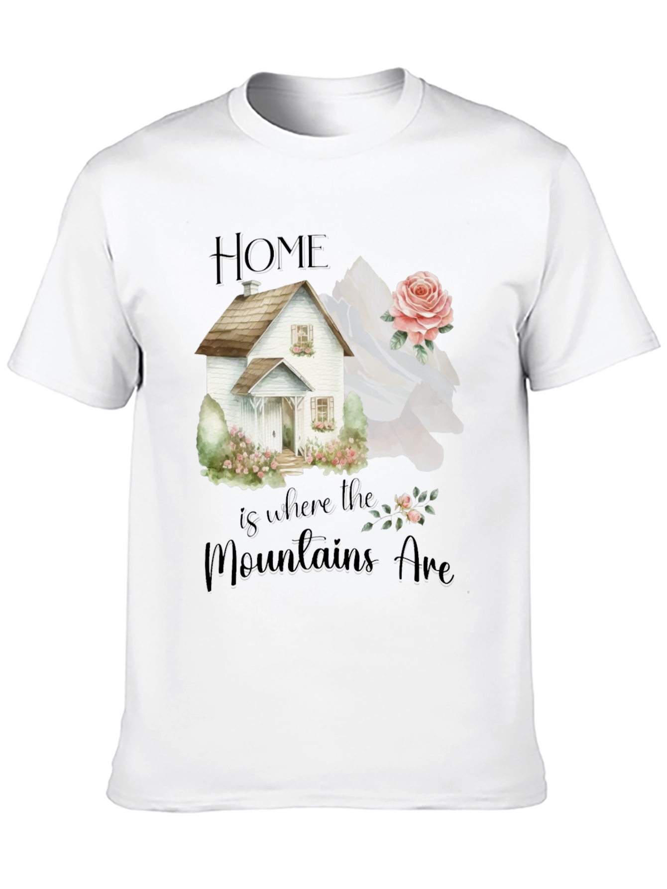 Home is Where the Mountains Are Graphic Tee