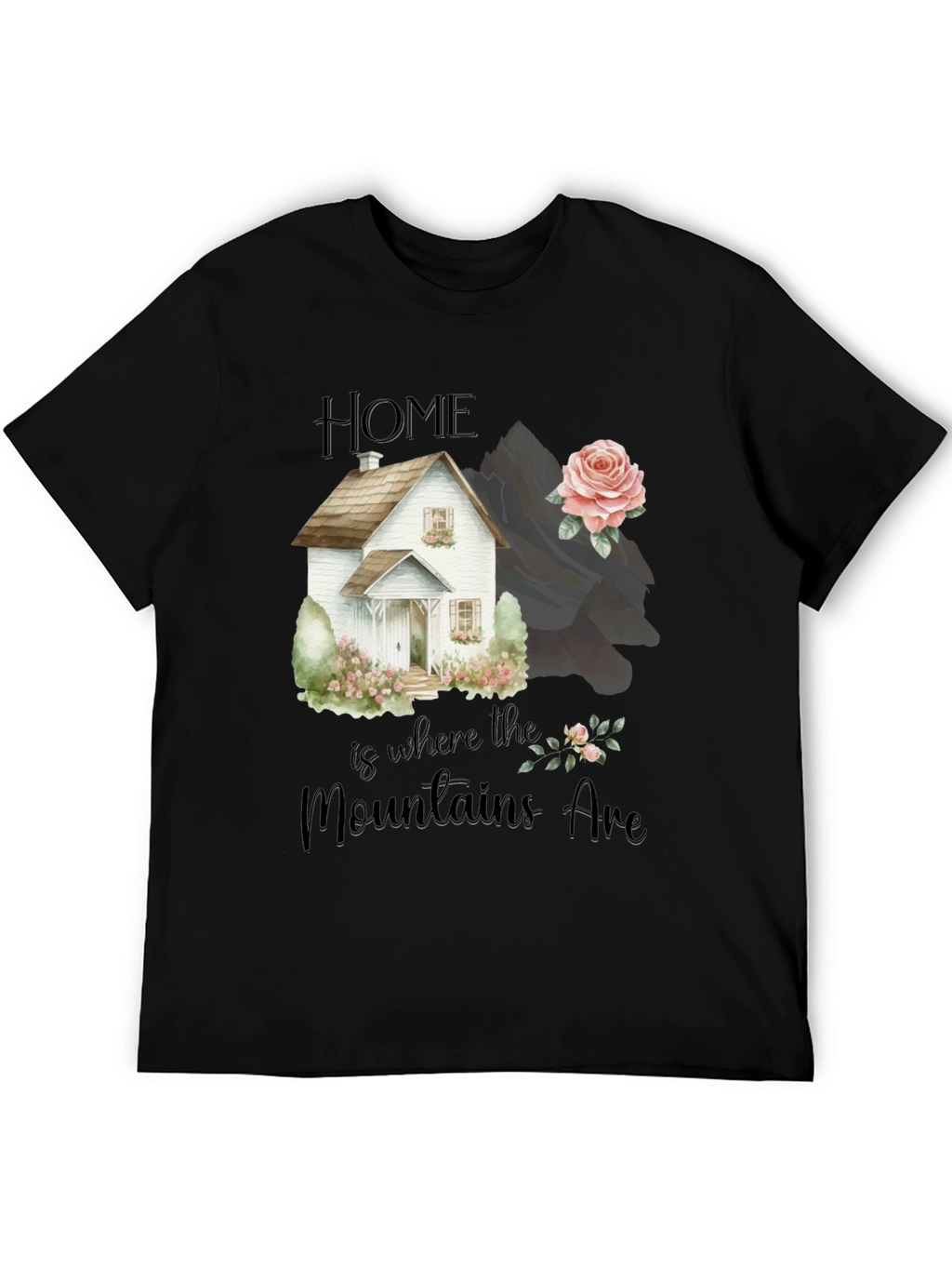 Home is Where the Mountains Are Graphic Tee