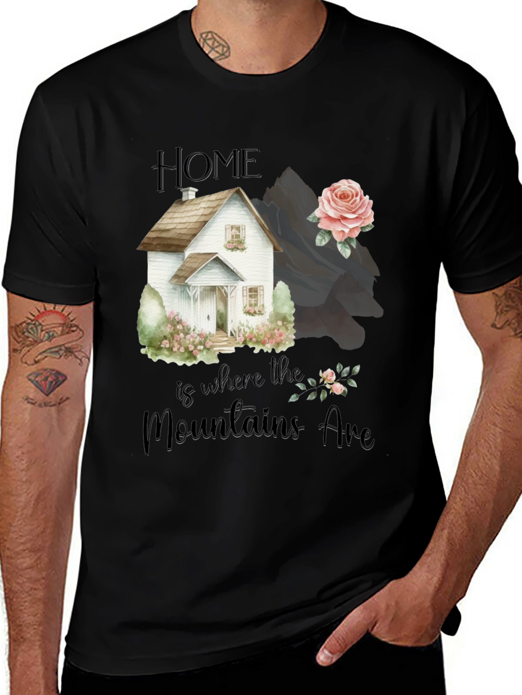 Home is Where the Mountains Are Graphic Tee