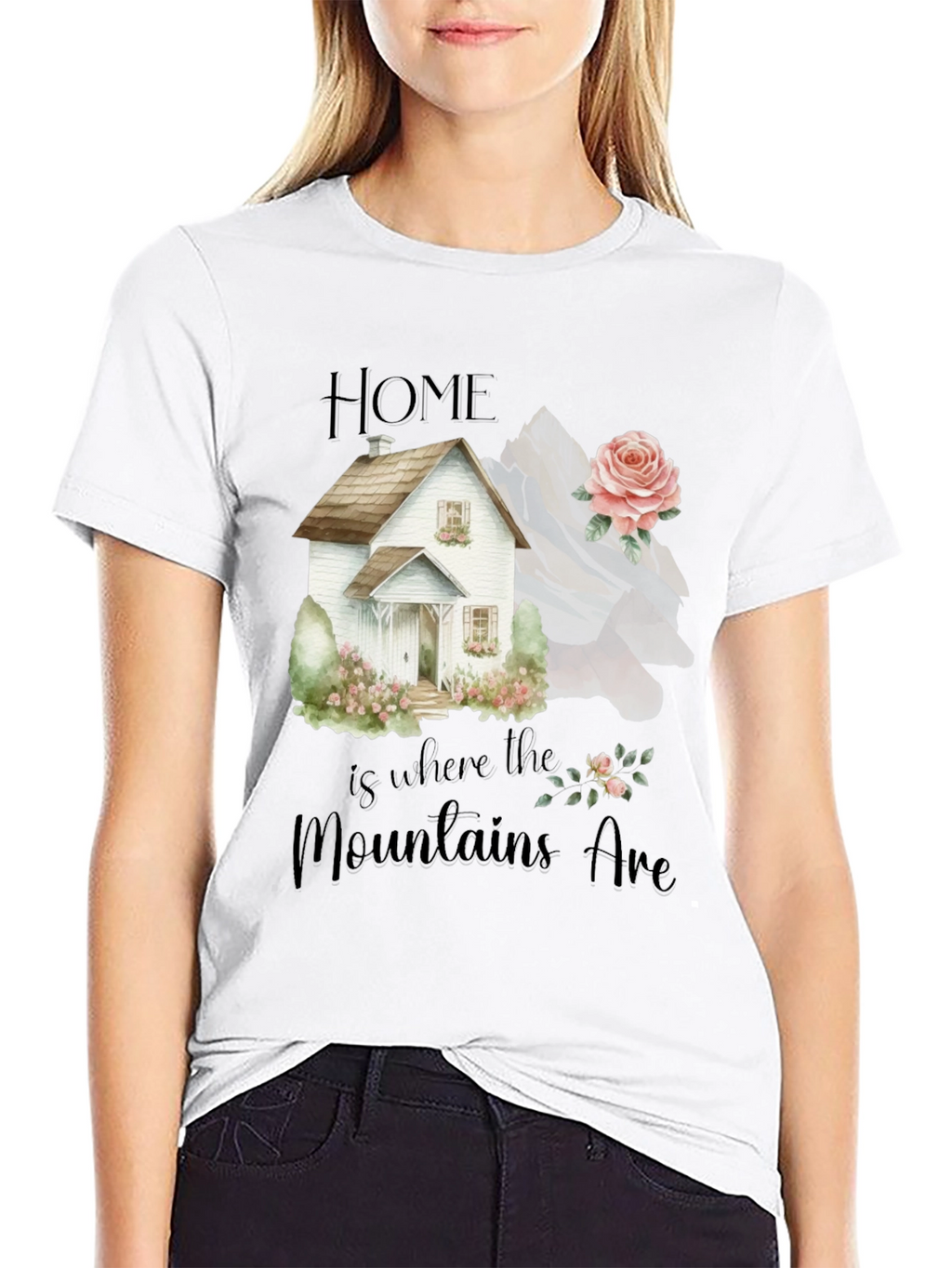 Home is Where the Mountains Are Graphic Tee