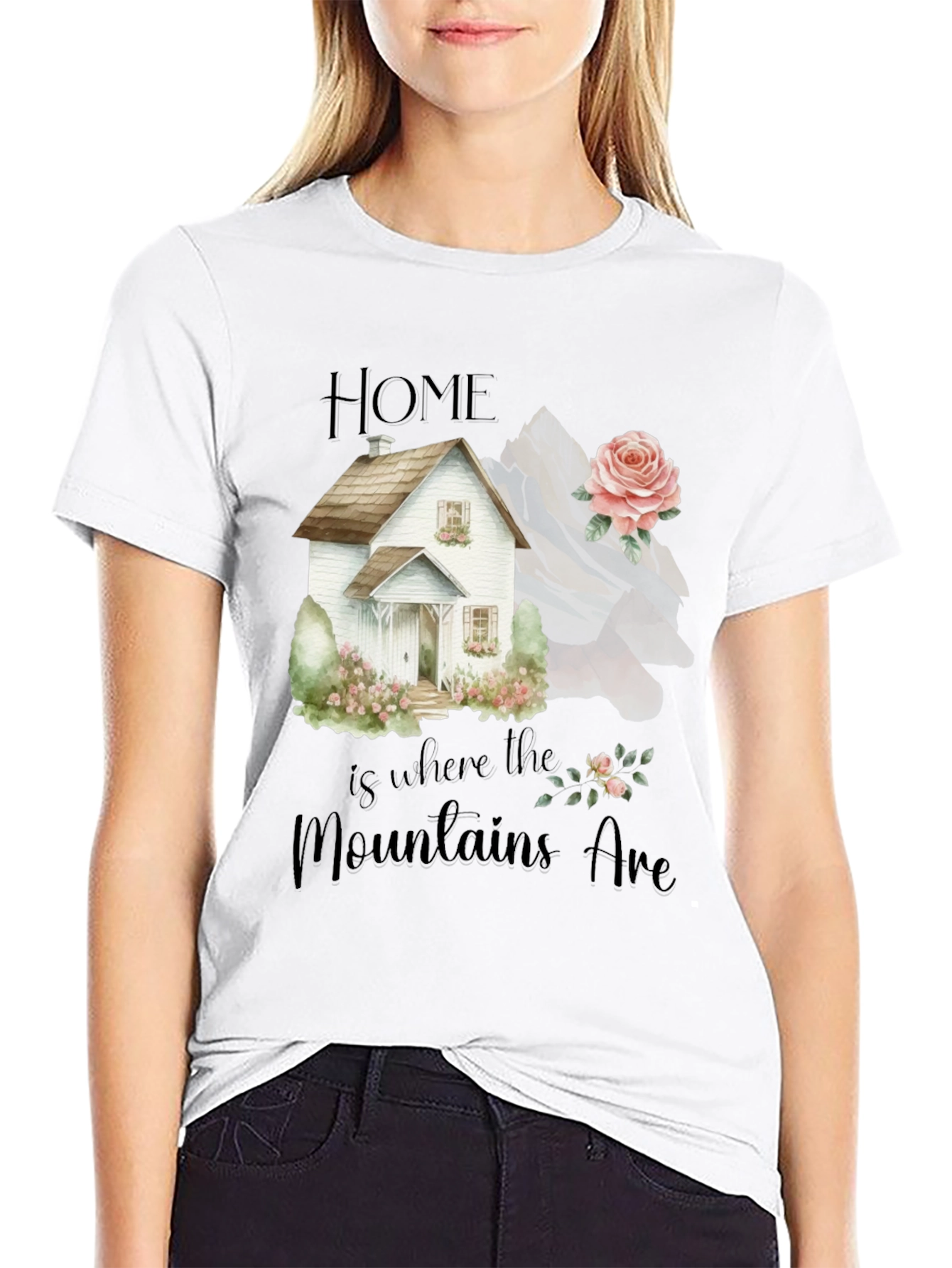 Home is Where the Mountains Are Graphic Tee