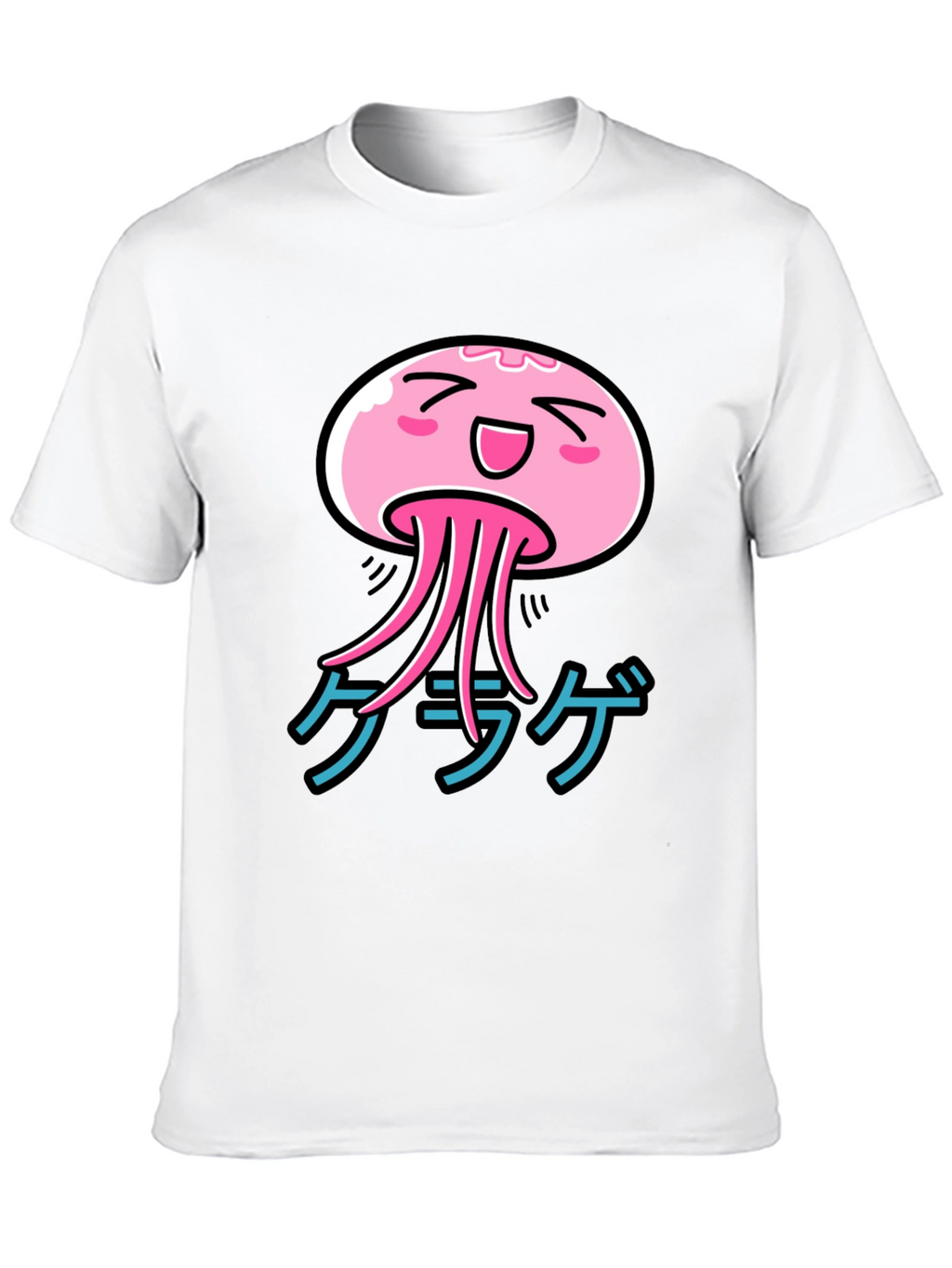 Kawaii Jellyfish Graphic T-Shirt