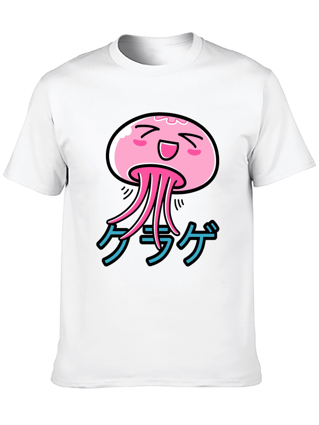 Kawaii Jellyfish Graphic T-Shirt