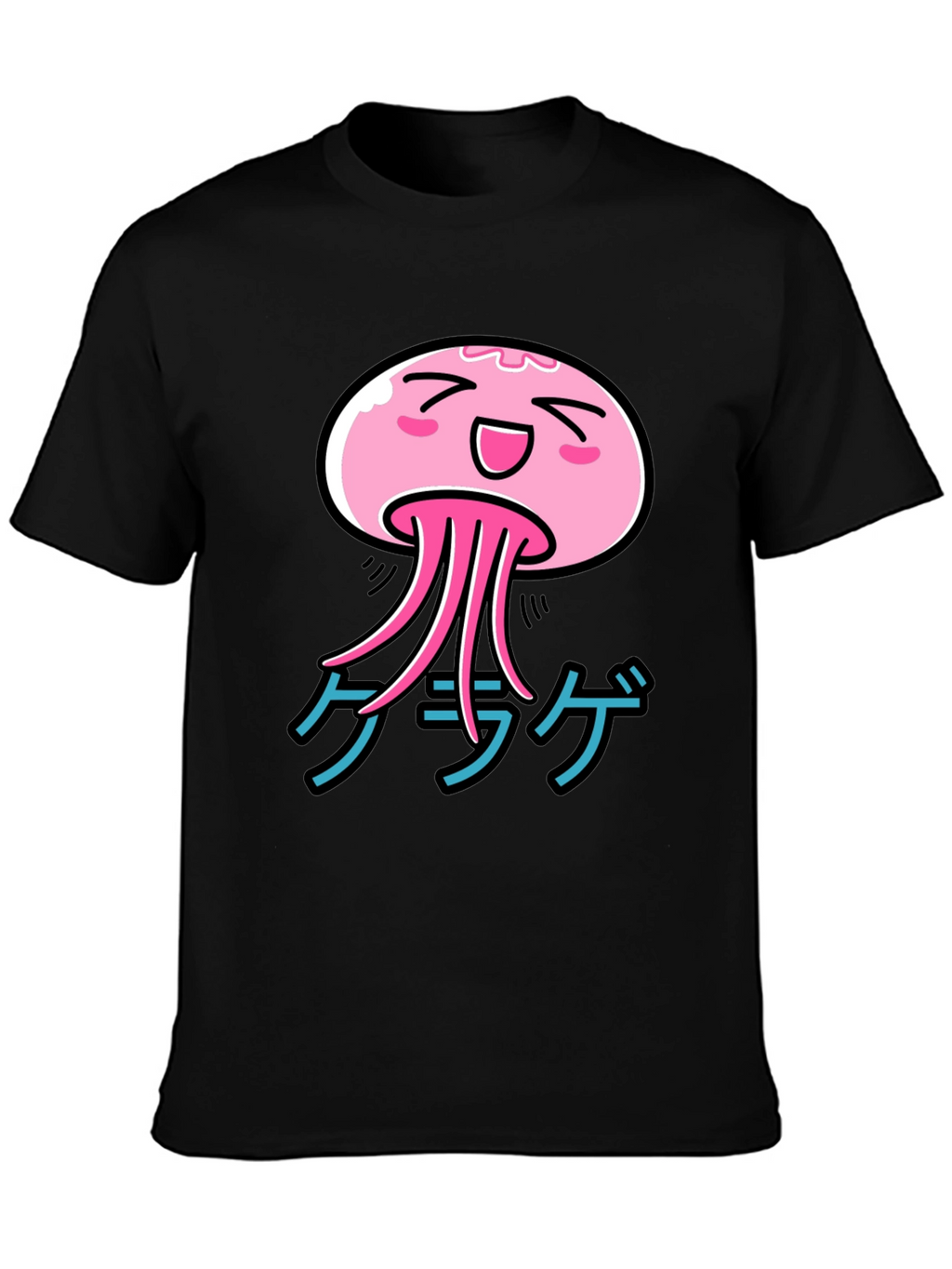 Kawaii Jellyfish Graphic T-Shirt
