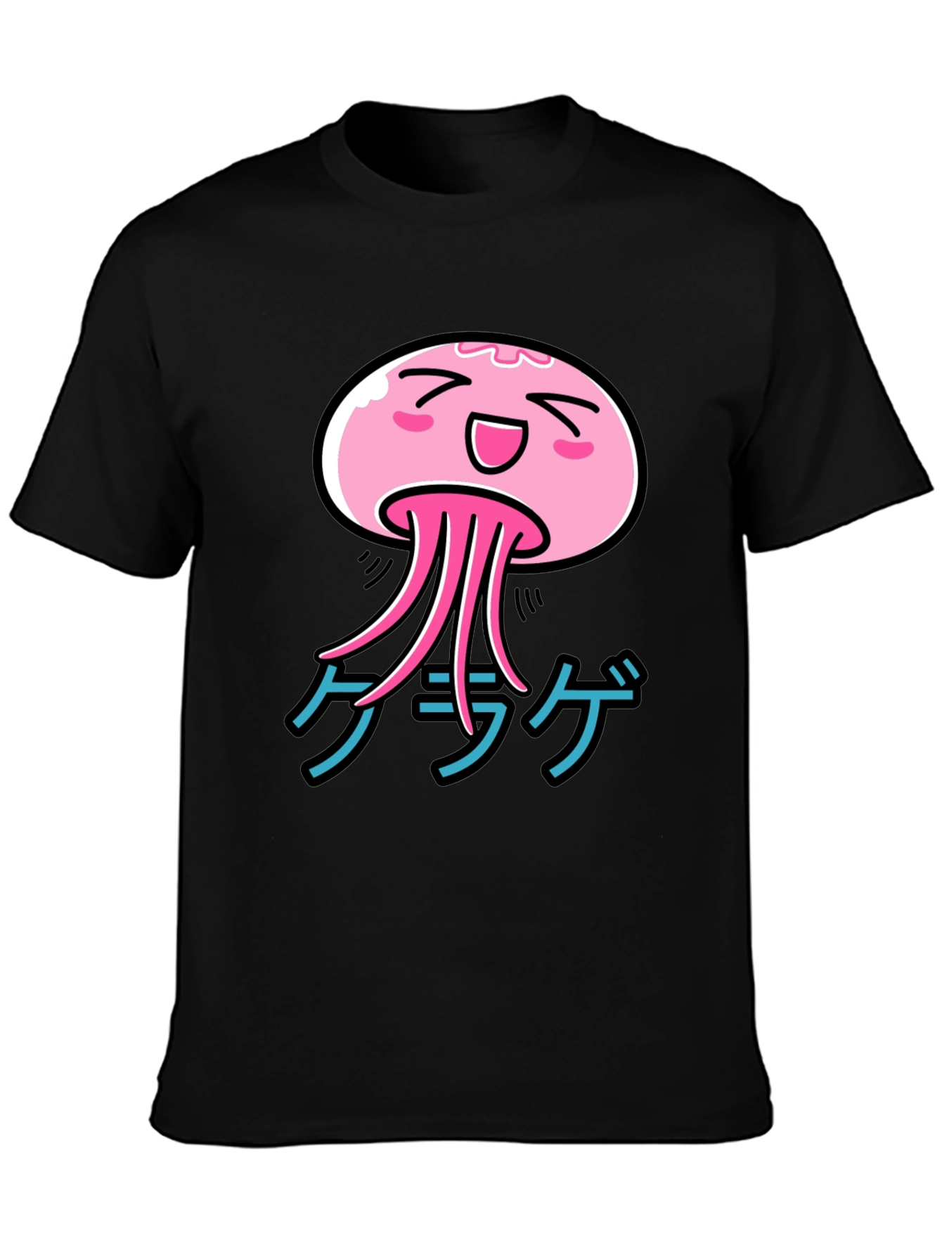 Kawaii Jellyfish Graphic T-Shirt