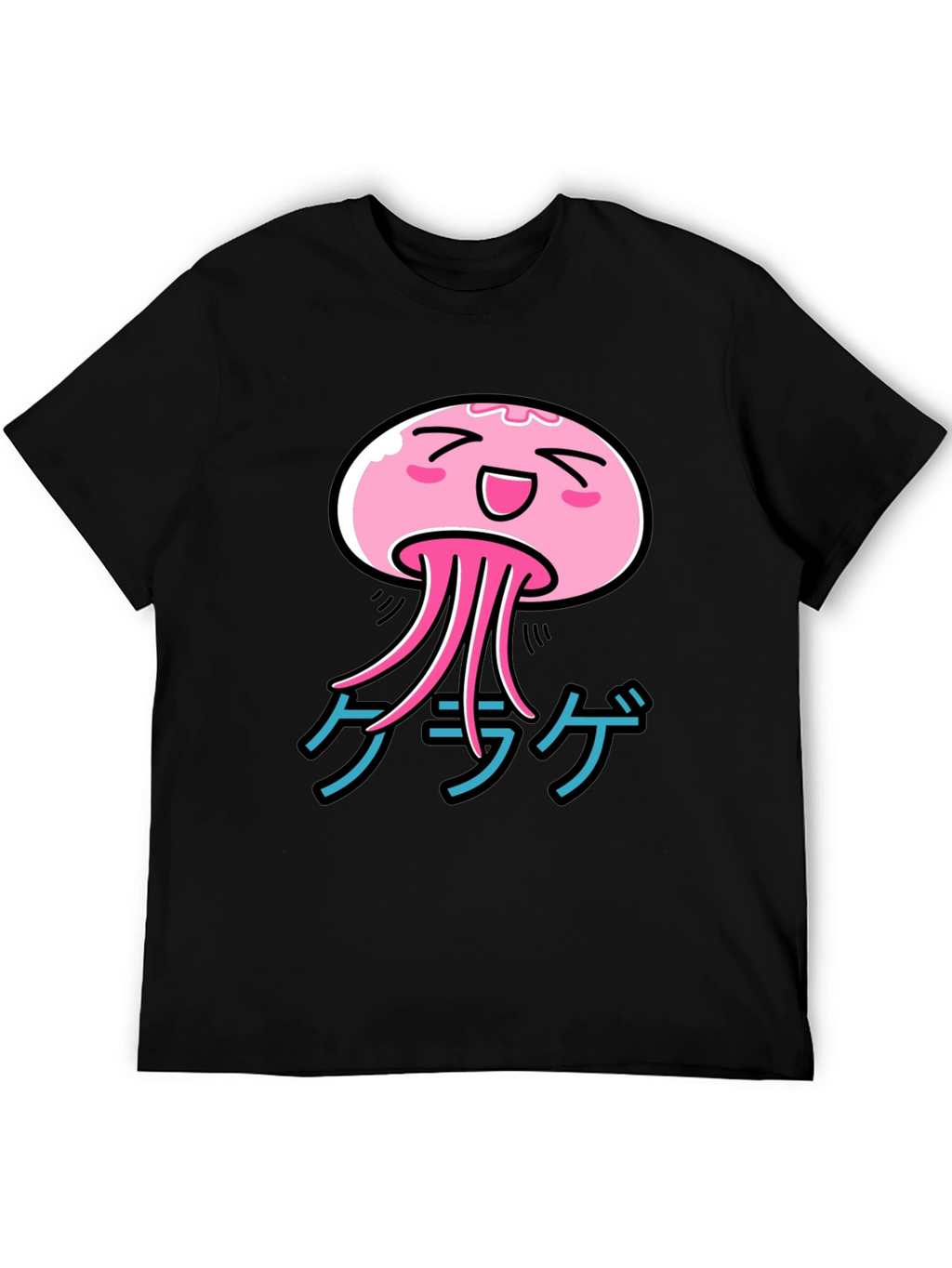 Kawaii Jellyfish Graphic T-Shirt