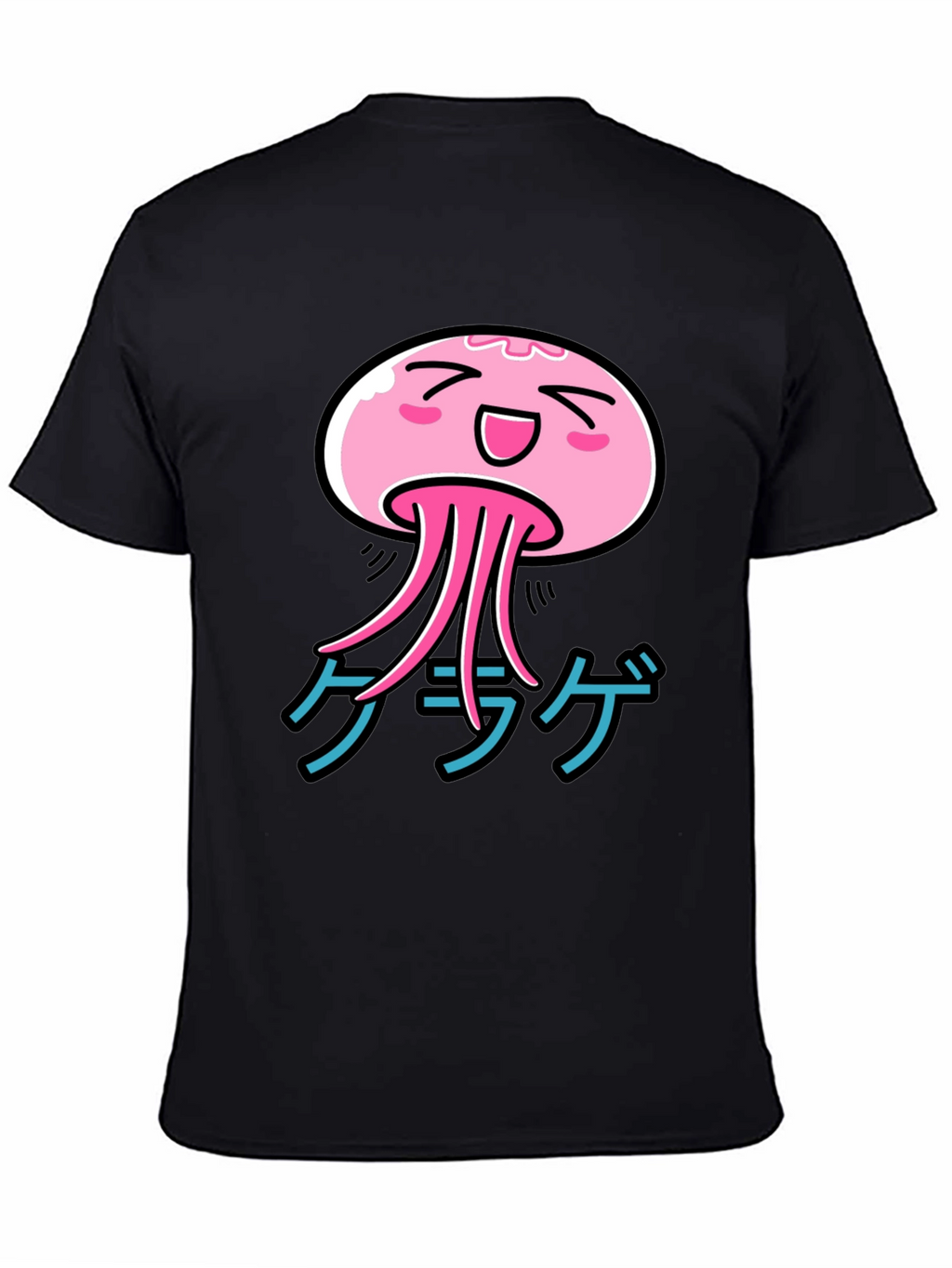 Kawaii Jellyfish Graphic T-Shirt