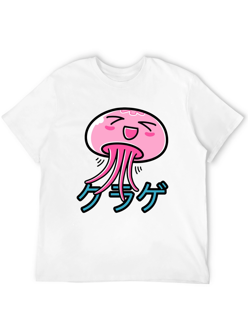 Kawaii Jellyfish Graphic T-Shirt