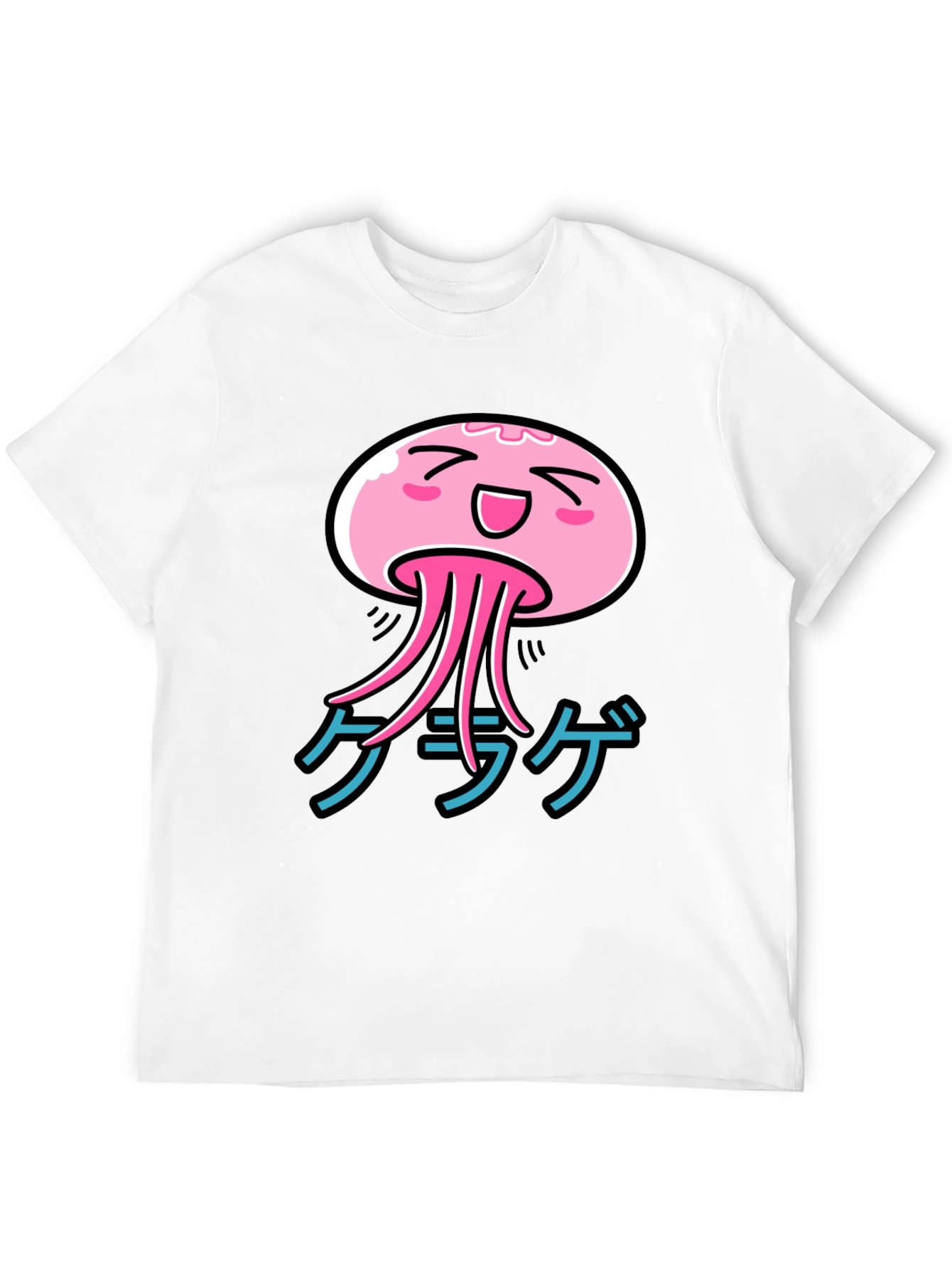Kawaii Jellyfish Graphic T-Shirt