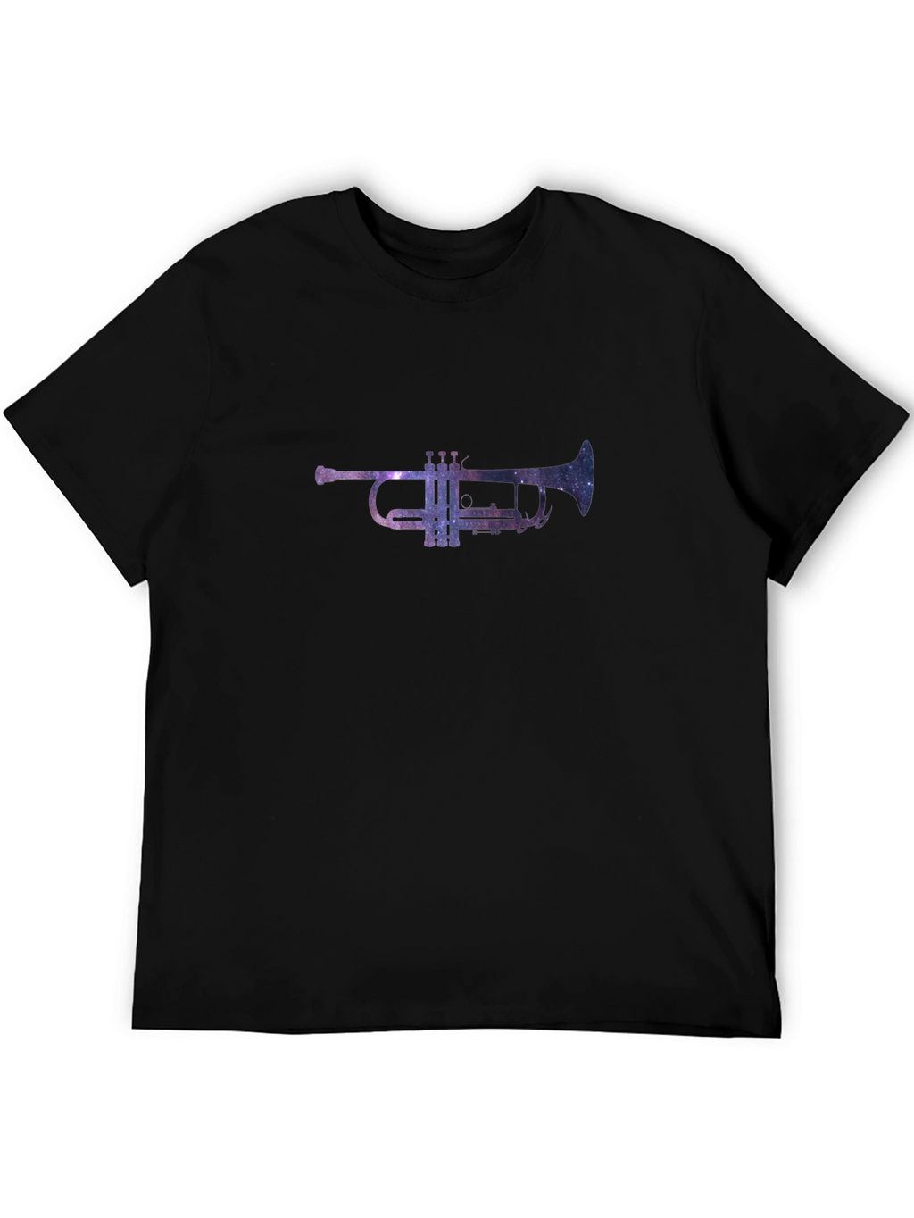 Cosmic Trumpet Graphic Tee - Black