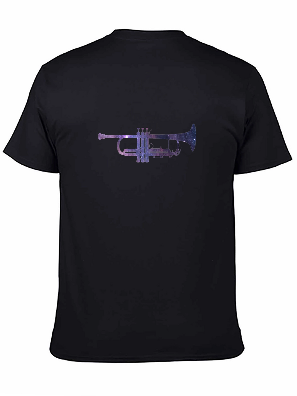 Cosmic Trumpet Graphic Tee - Black