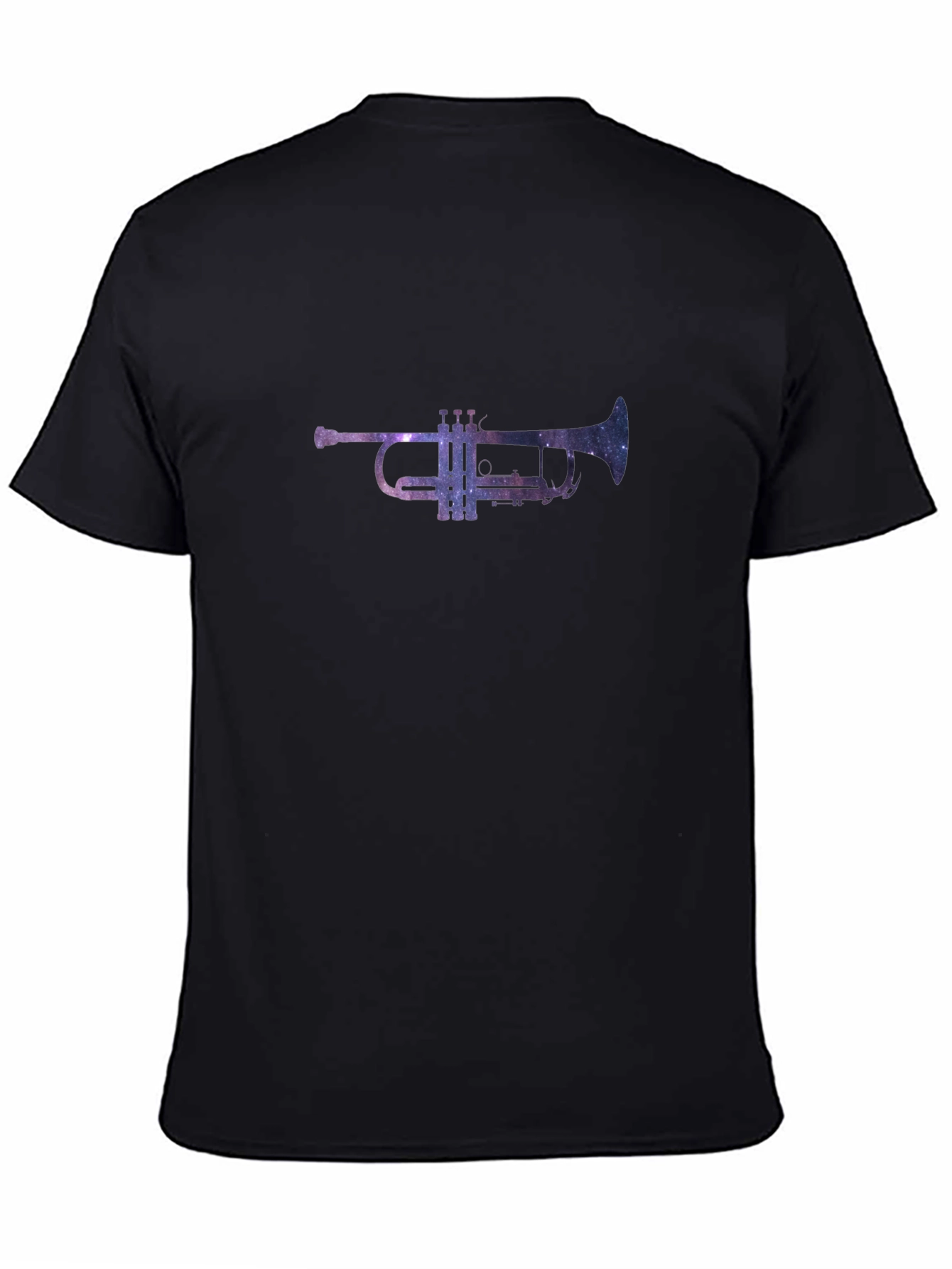 Cosmic Trumpet Graphic Tee - Black